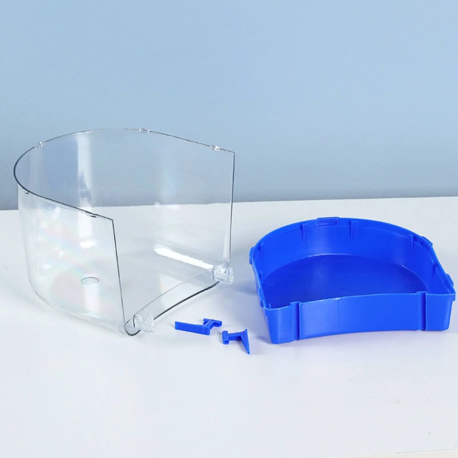Bird Bathing Box Easy to Install Bird Shower Box Enclosure Accessory Non Pet Supply Removable Drawer