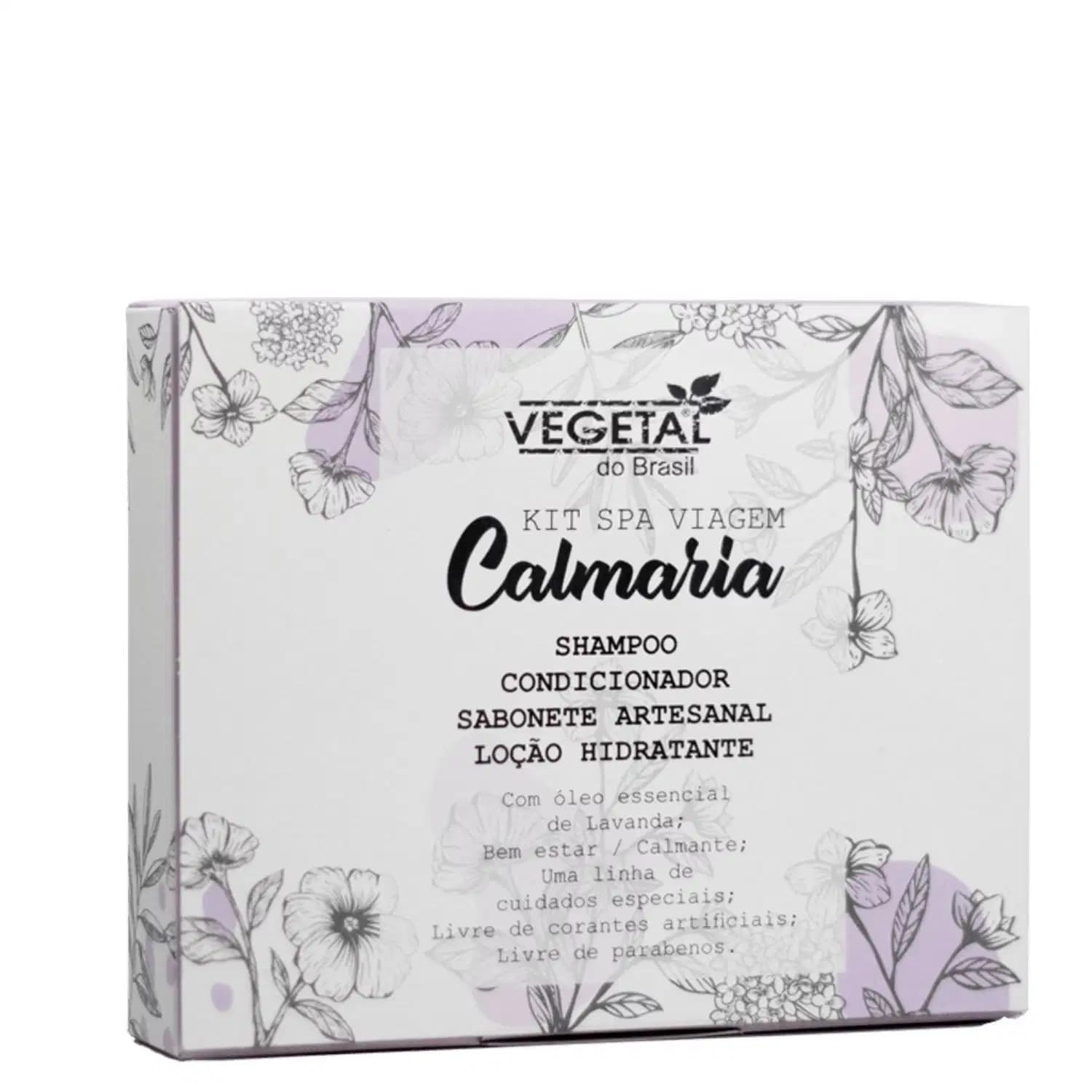 KIT VIAGEM CALMARIA- VEGETAL SPA