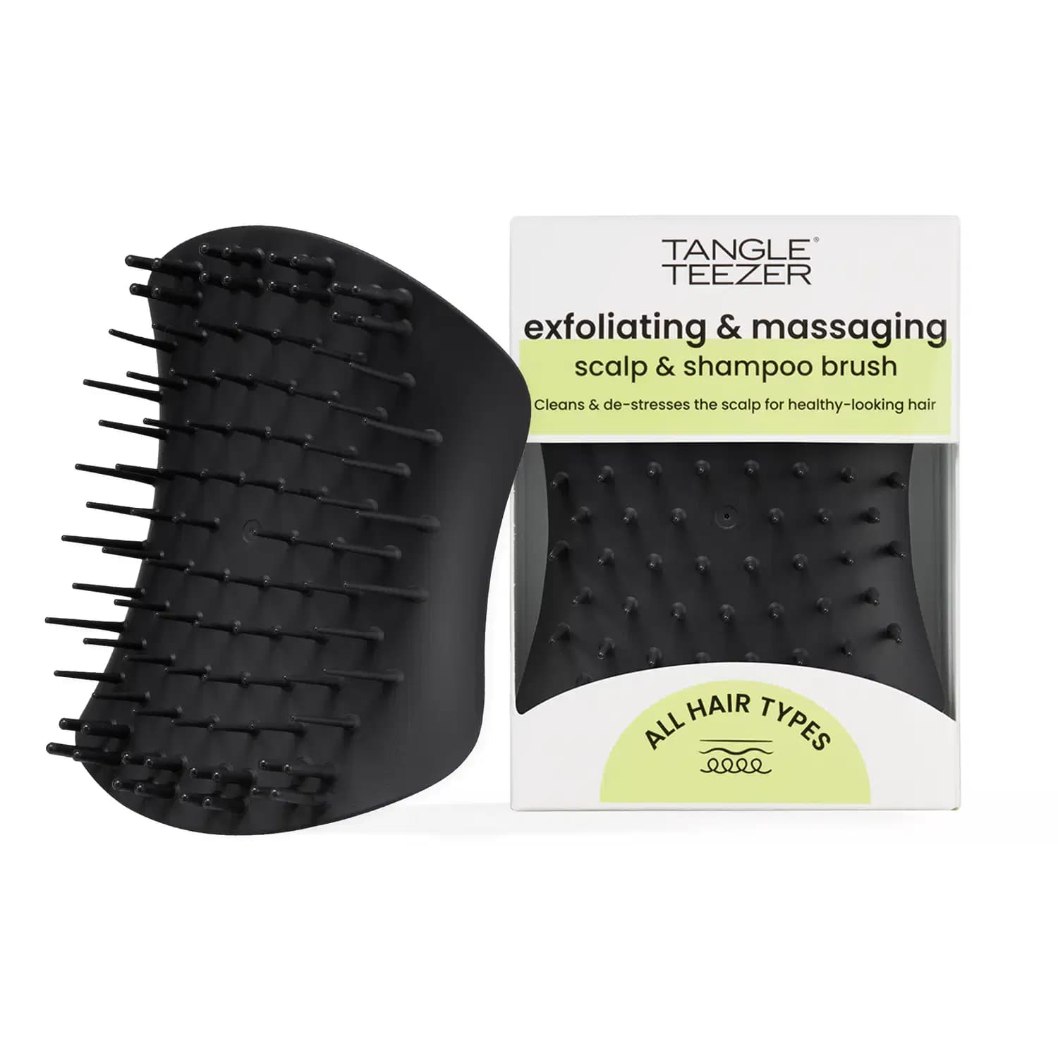Tangle Teezer Scalp Exfoliator Black - Escova de Cabelo
