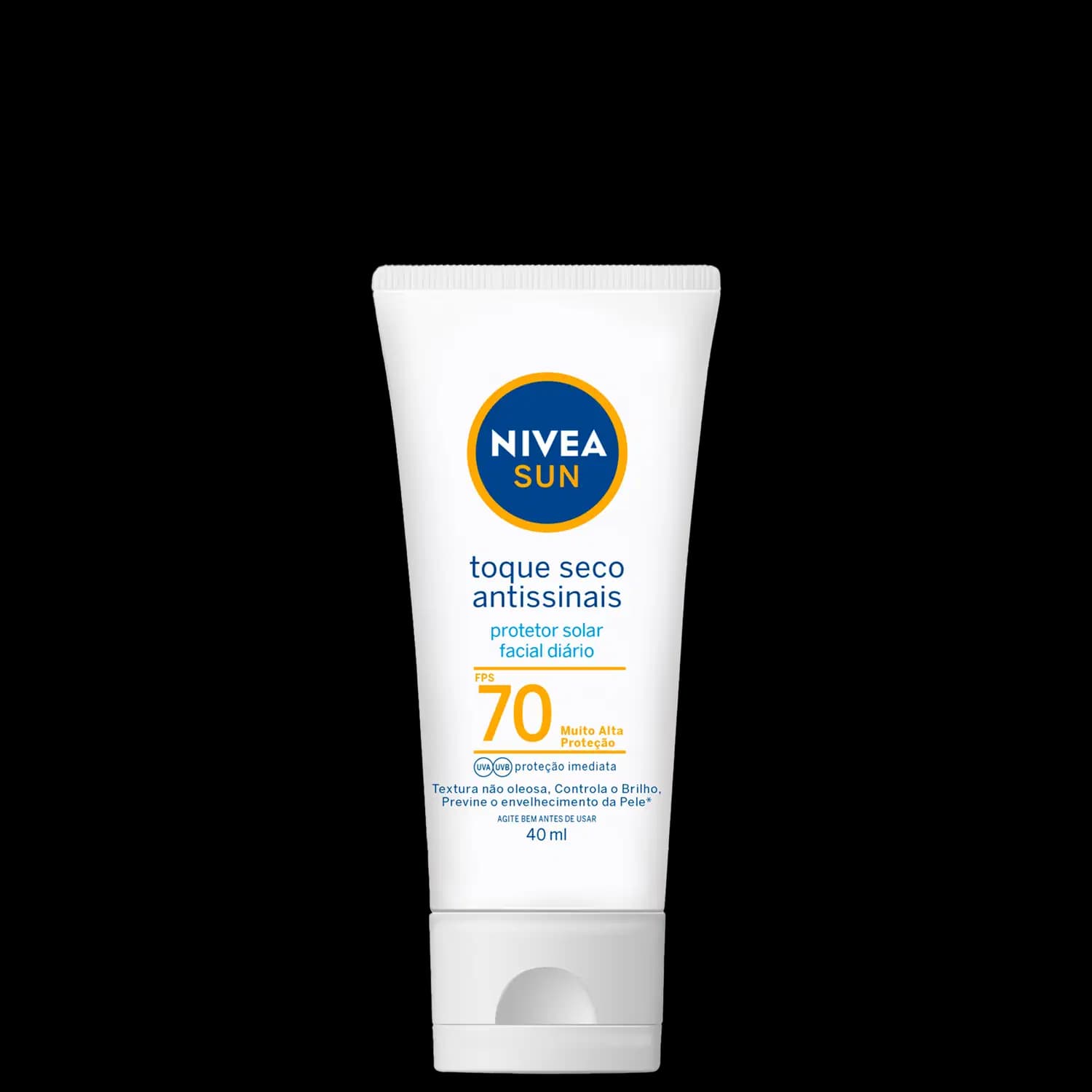 NIVEA SUN Toque Seco Antissinais FPS 70 - Protetor Solar Facial 40ml