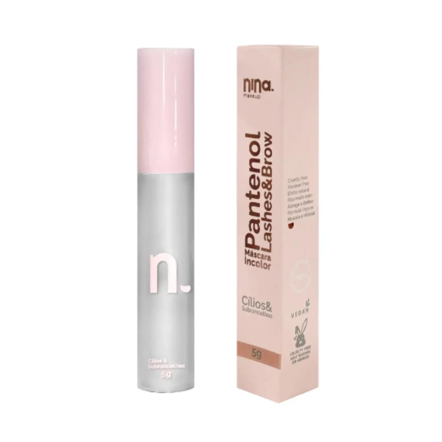 Nina Makeup Lashes Brow Incolor - Máscara de Cílios e Sobrancelhas 6g