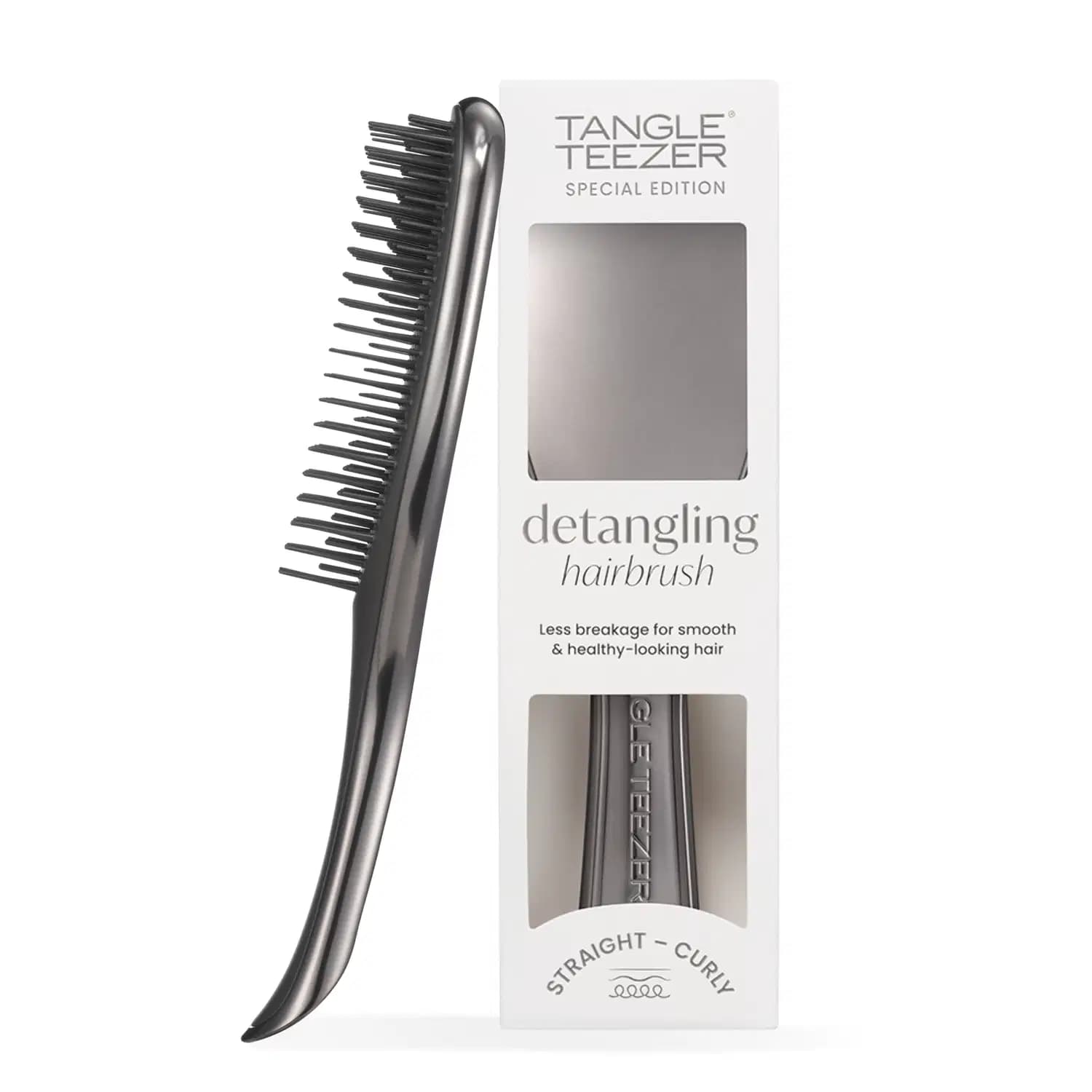 Tangle Teezer Ultimate Detangler Chrome Midnight Silver - Escova de Cabelo