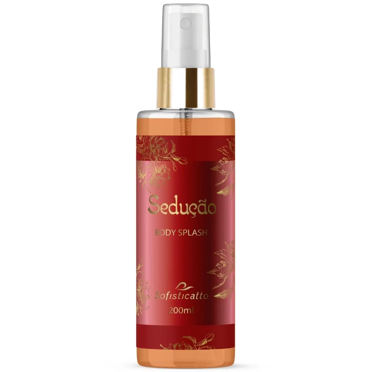 Body Splash Feminino Sedução Fragrância Florais Amadeirada Marcante Envolvente 200ml