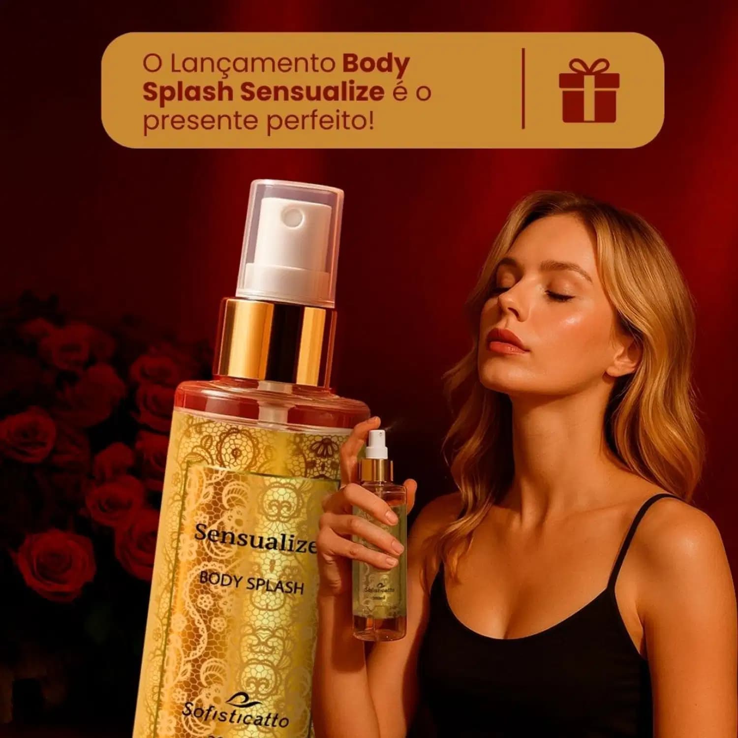 Body Splash Sensualize Floral Frutal Corporal Desodorante Colonia 200ml