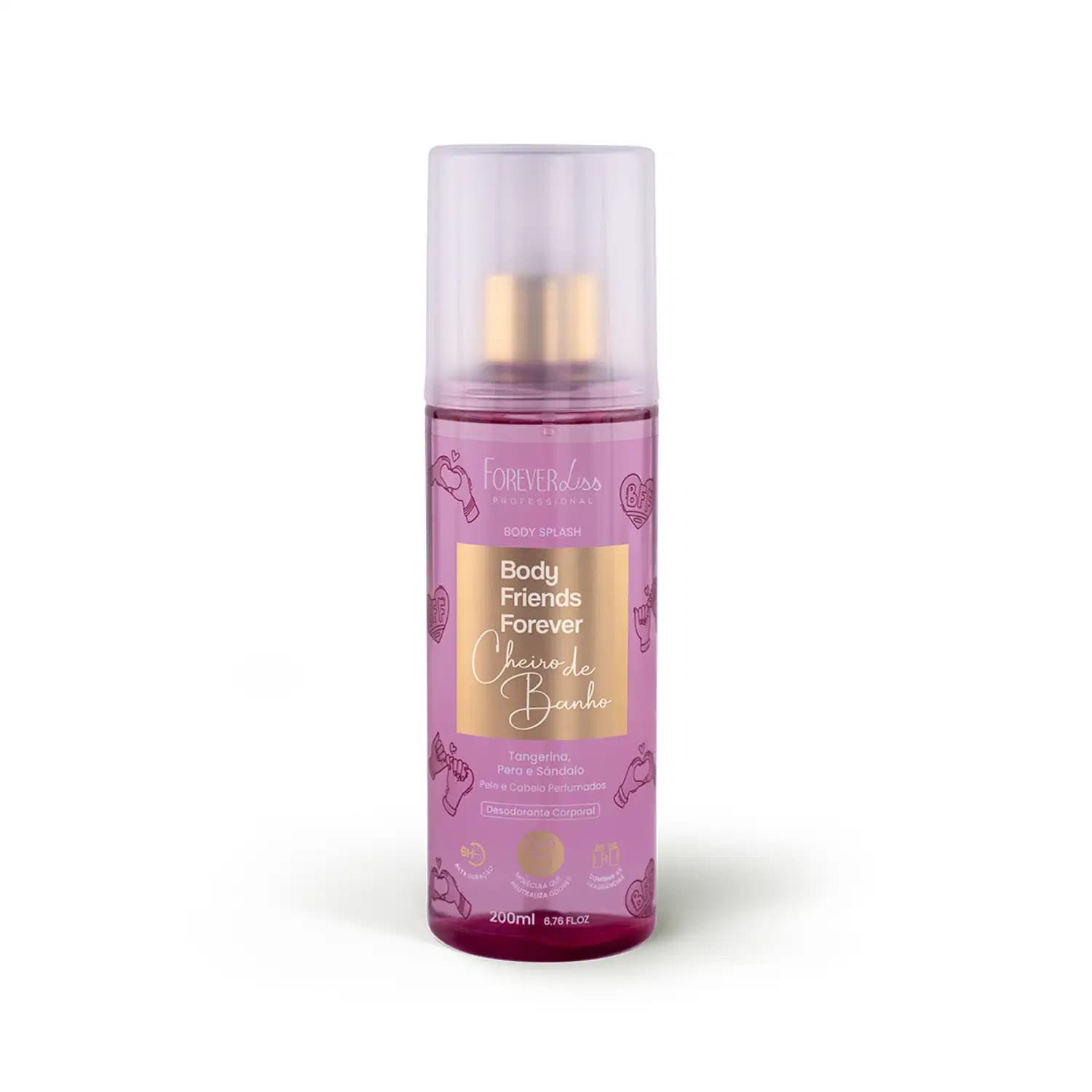 Body Splash Cheiro De Banho 200ML Forever Liss