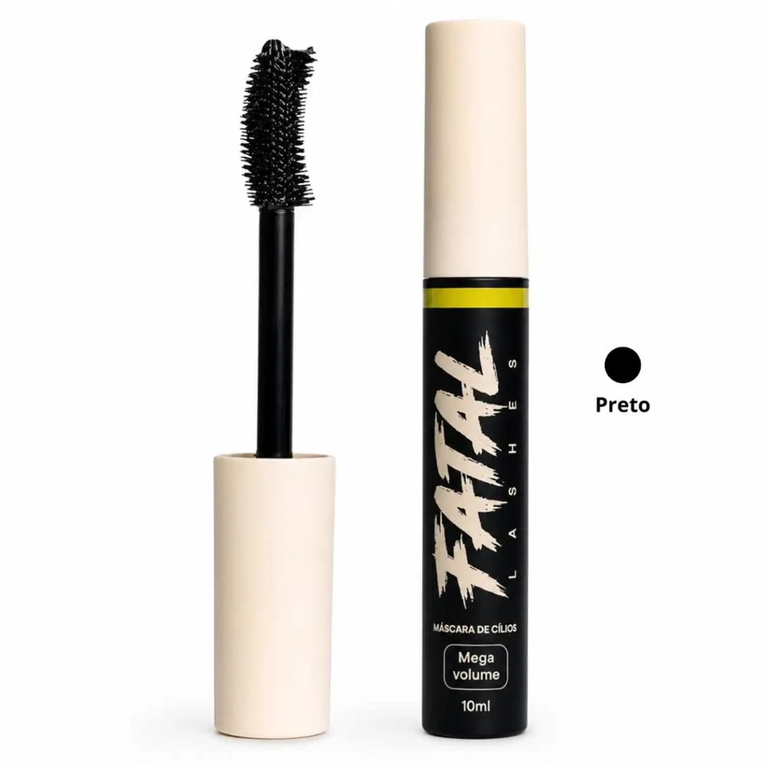 Máscara De Cílios Jasmyne Fatal Lashes Mega Volume 10ml Ref.: J0126 Preto