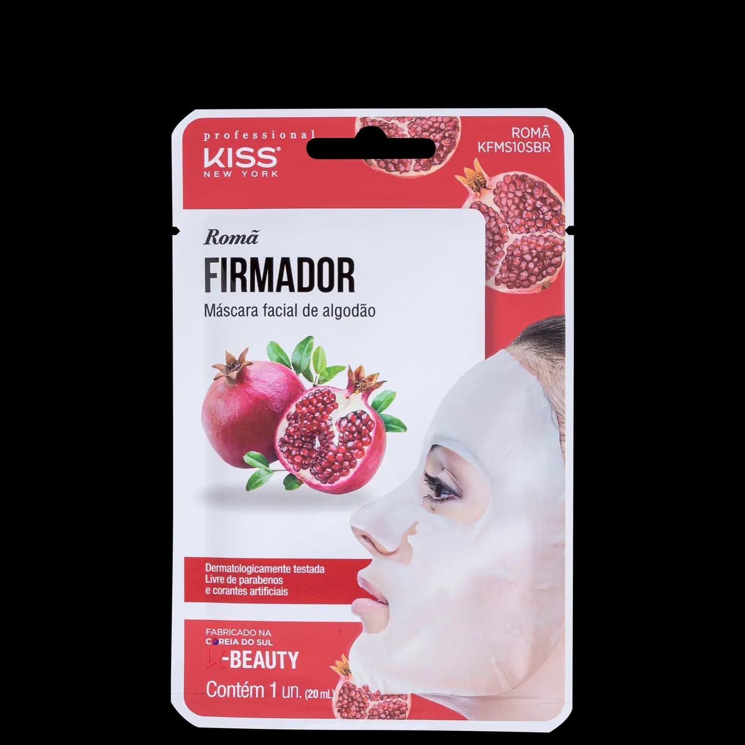 Kiss New York Romã Firmador - Máscara Facial 20ml
