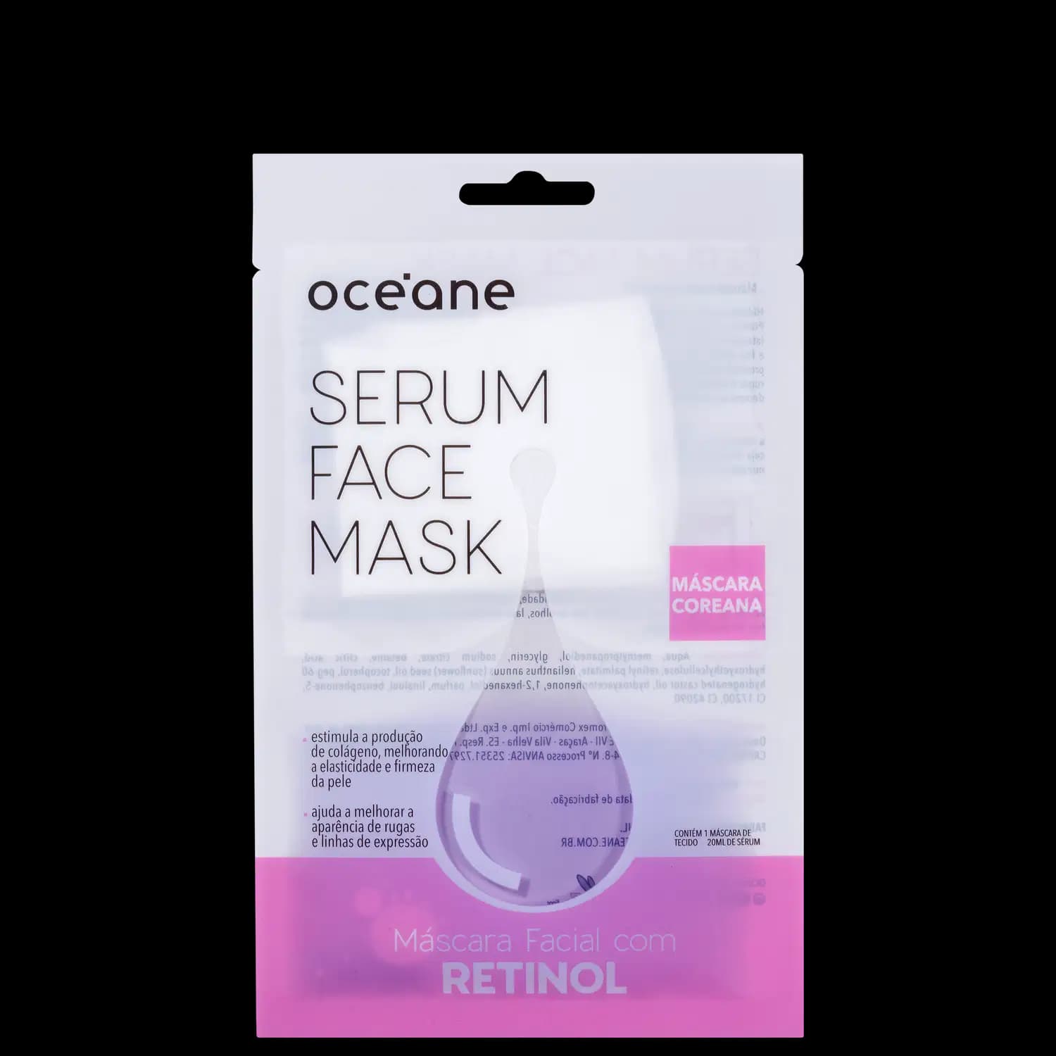 Océane Serum Face Mask Retinol - Máscara Facial 20ml