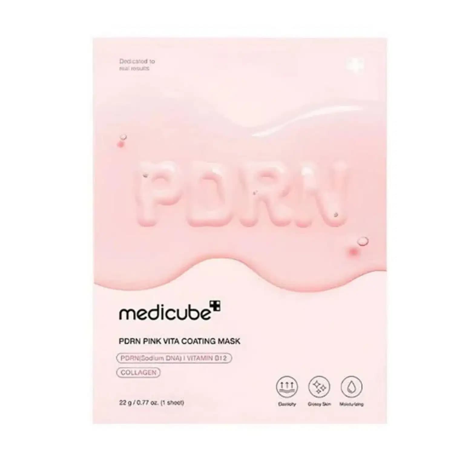Medicube PDRN Pink Vita Coating Mask - Máscara Facial 22g