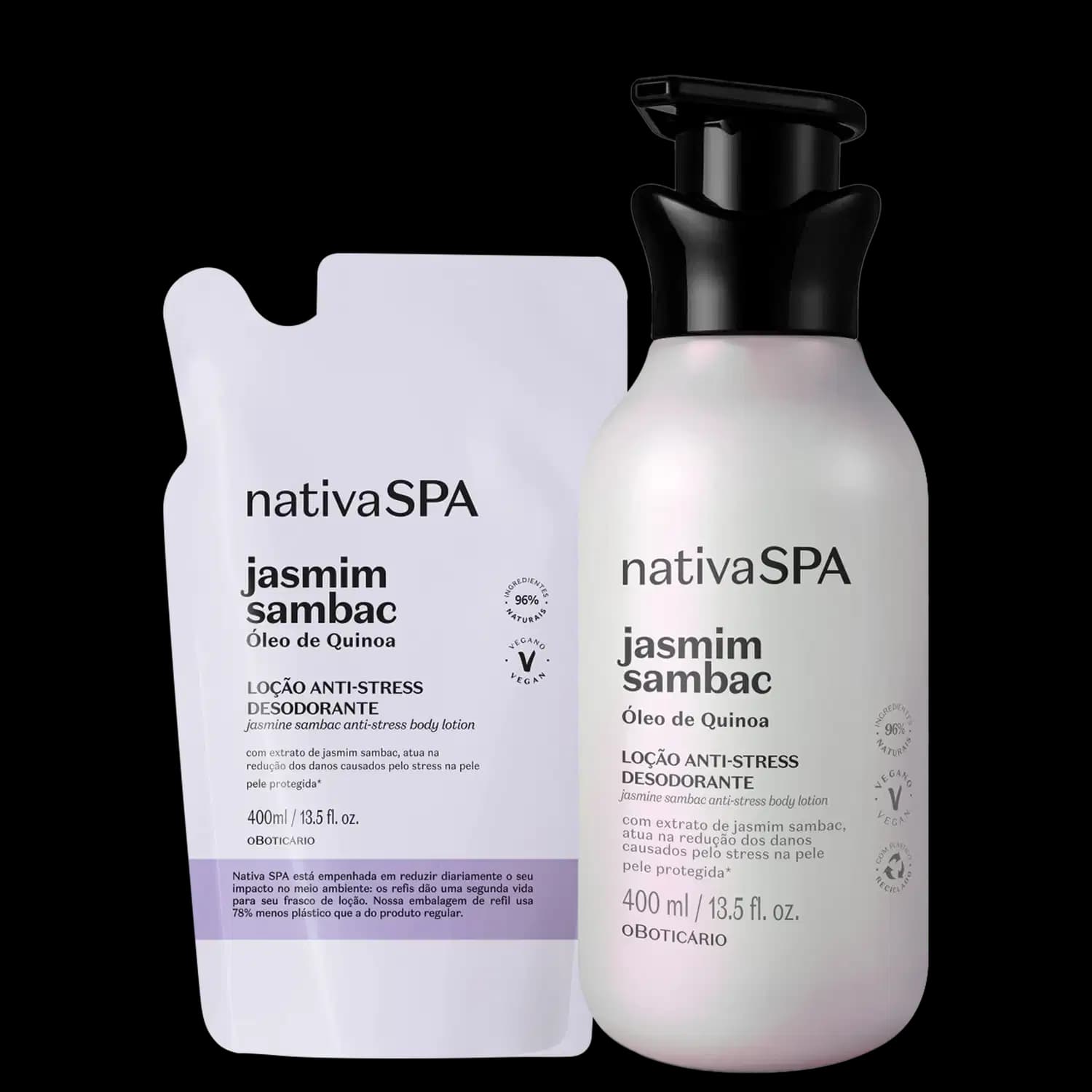 Kit o Boticário Nativa SPA Jasmim Sambac Plus (2 Produtos)