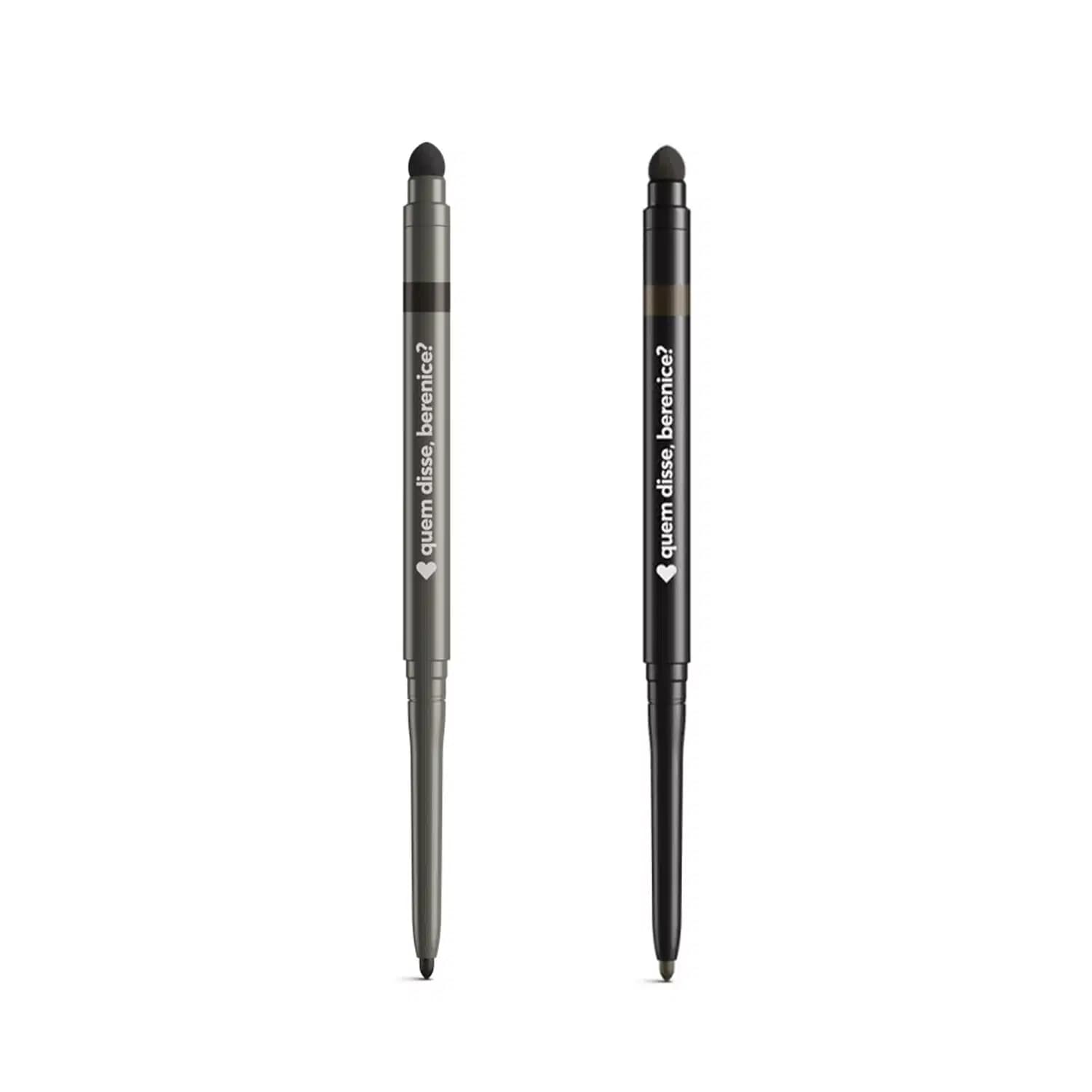 Combo Quem Disse, Berenice? Lápis Para Olhos Esfumador: Preto 200mg + Marrom 200mg