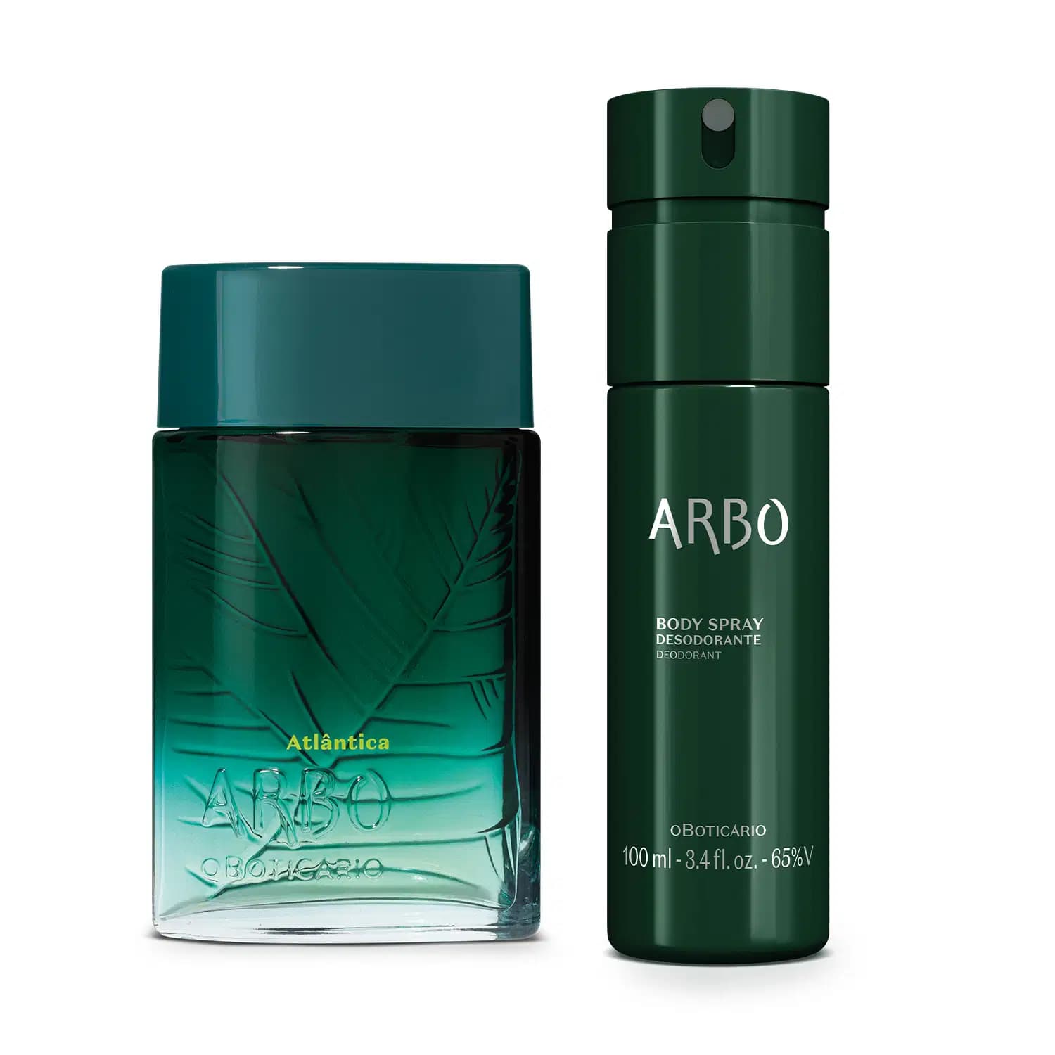 Combo Arbo: Atlântica Desodorante Colônia 100ml + Body Spray 100ml