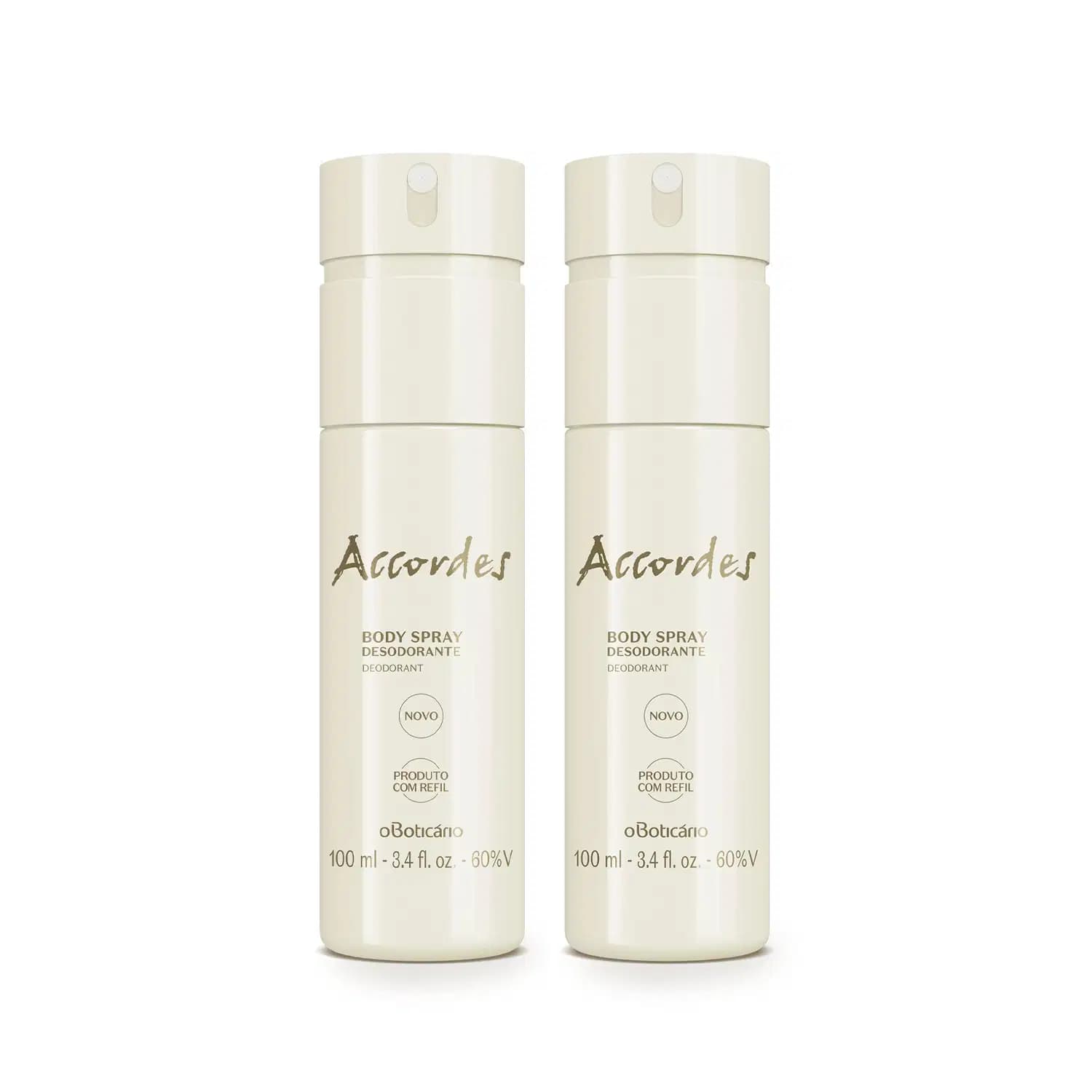 Combo Accordes: Desodorante Body Spray 2x100ml