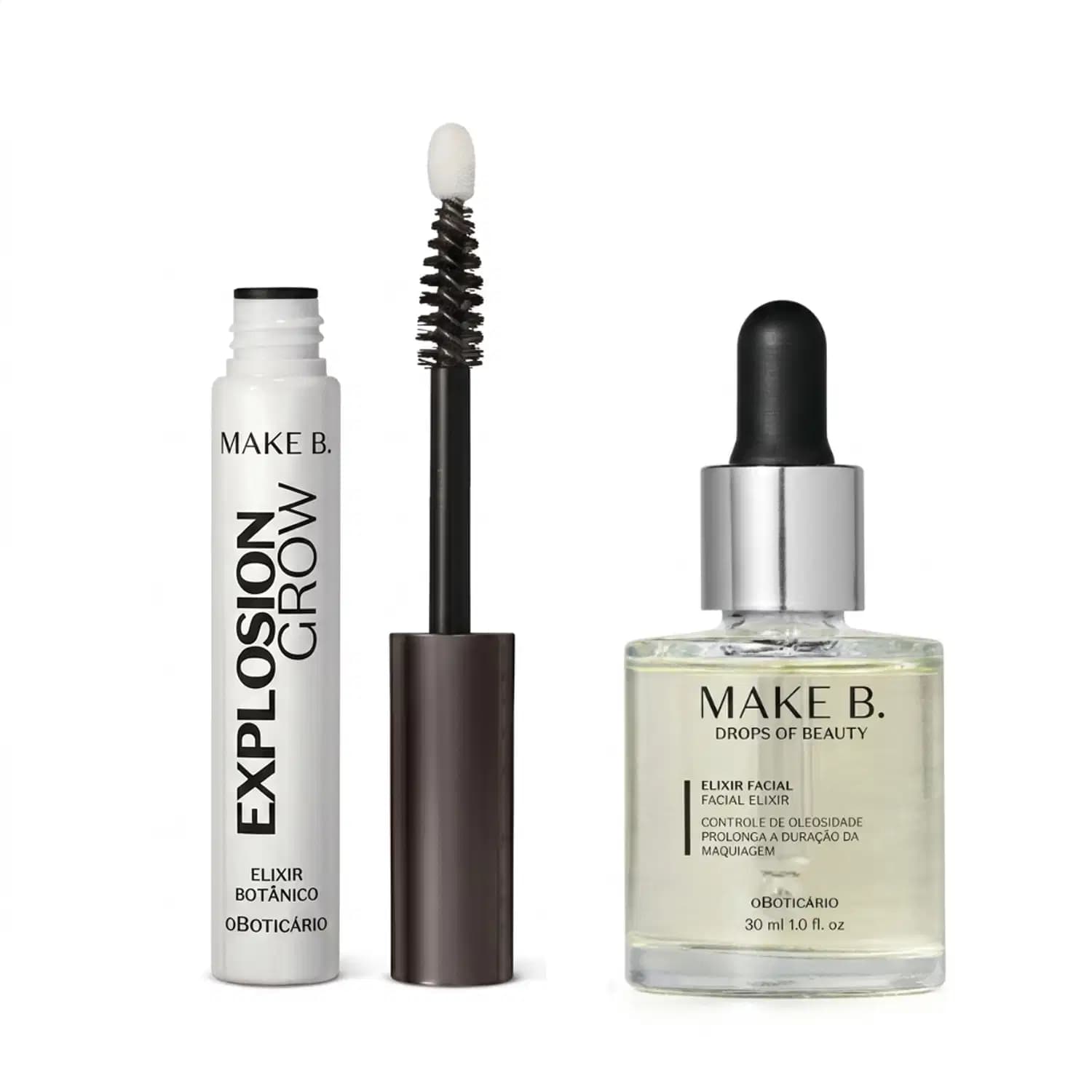 Combo Make B.: Sérum Explosion Grow 5g + Elixir Facial Drops of Beauty 30ml