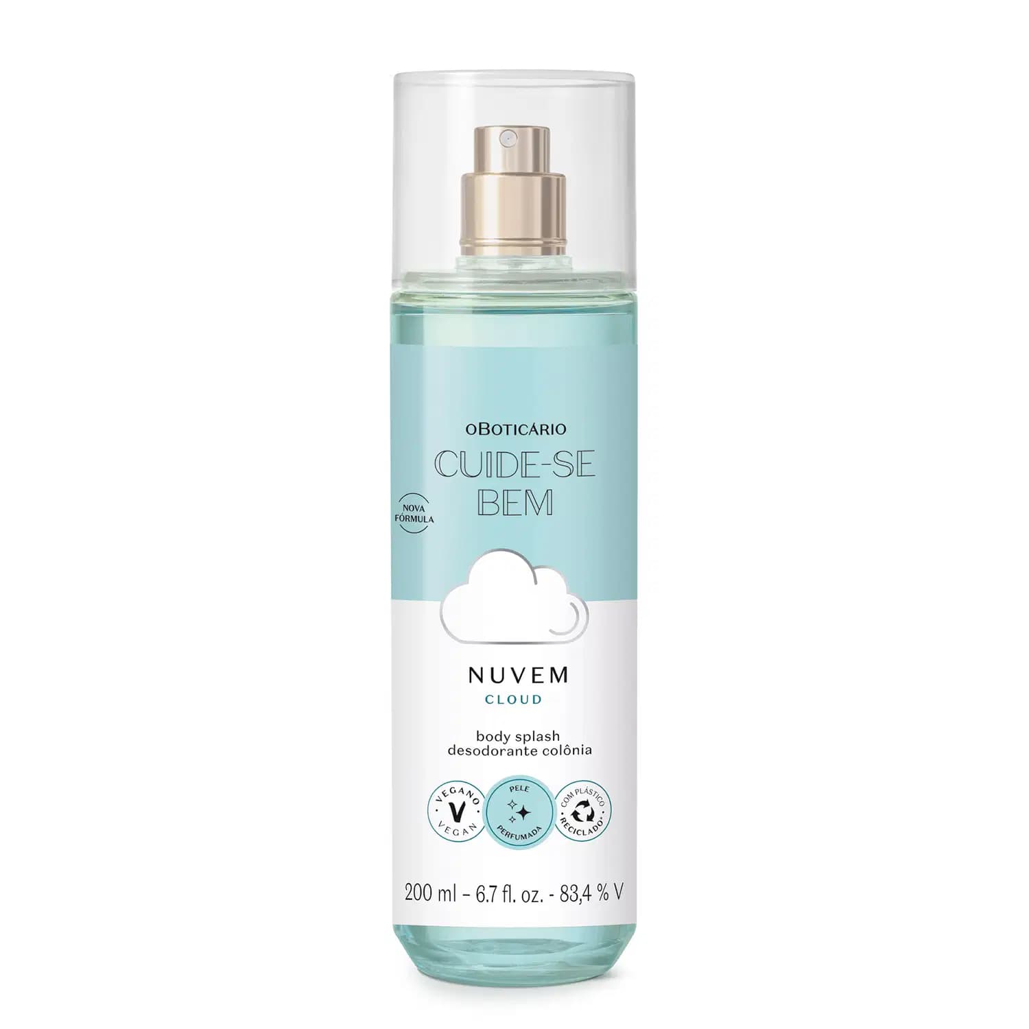 Body Splash Desodorante Colônia Cuide-se Bem Nuvem 200ml