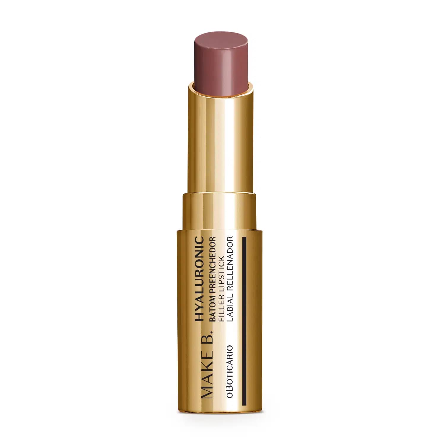 Batom Preenchedor Marrom Nude Chic Make B. Hyaluronic 3,4g