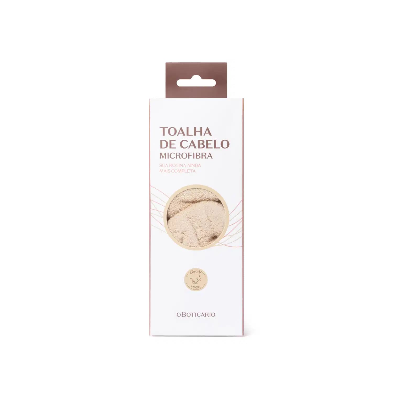 Toalha de Cabelo Microfibra O Boticário