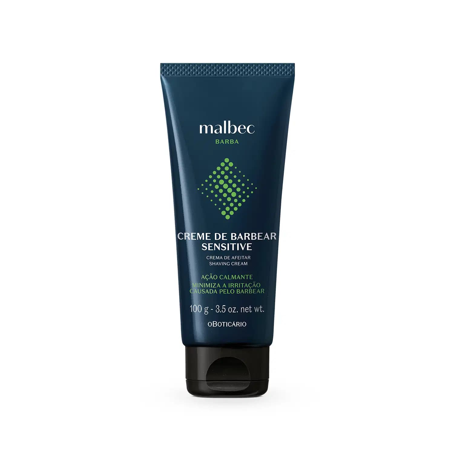 Creme de Barbear Sensitive Malbec Barba 100g