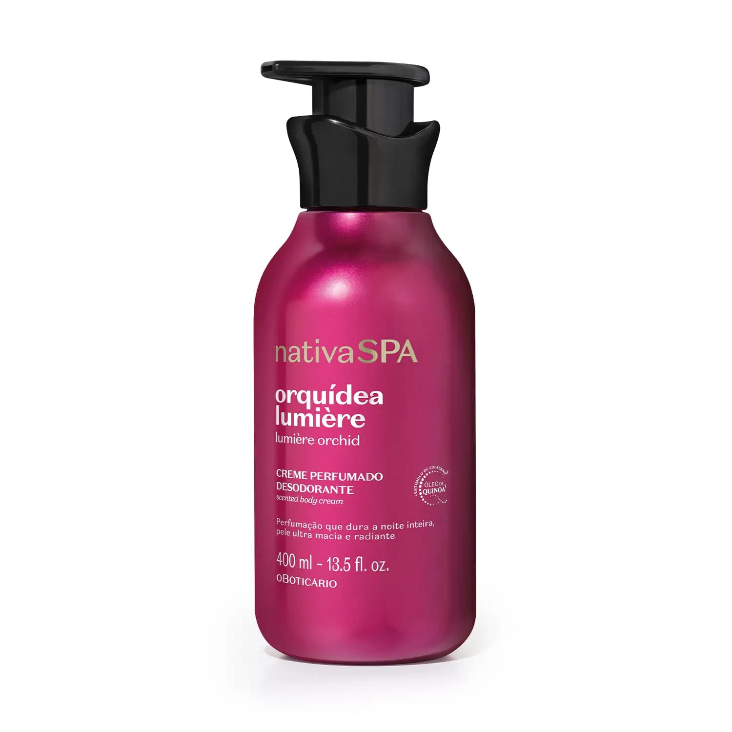 Creme Perfumado Desodorante Nativa SPA Orquídea Lumière 400ml
