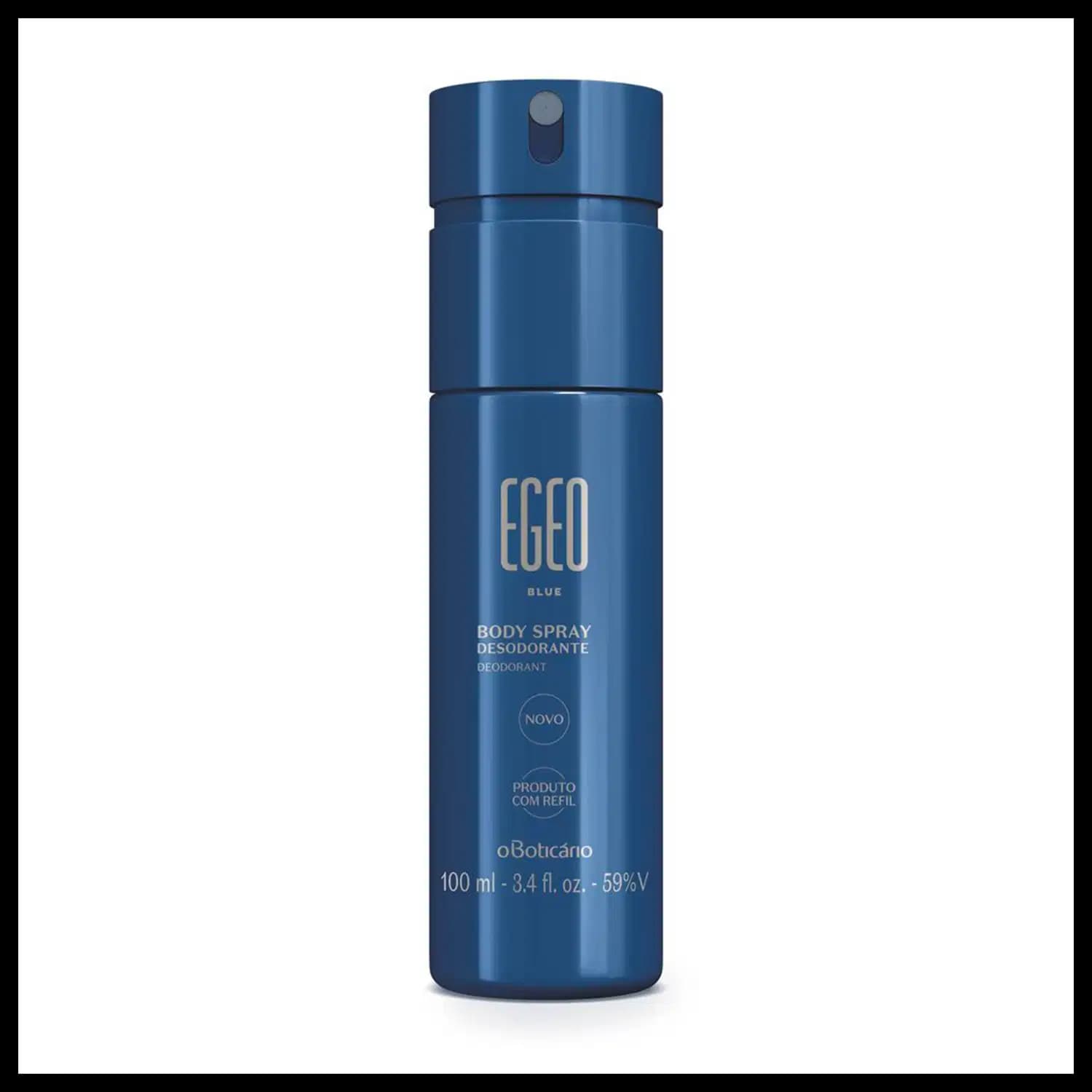 Body Spray Desodorante Egeo Blue 100ml