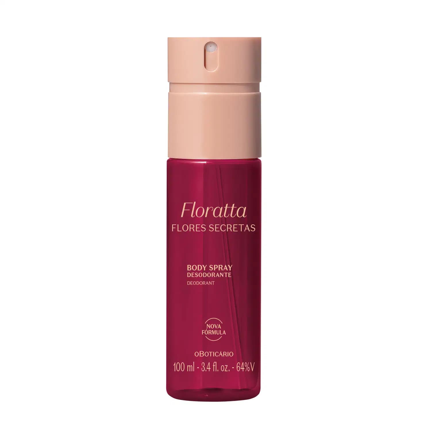 Body Spray Desodorante Floratta Flores Secretas 100ml