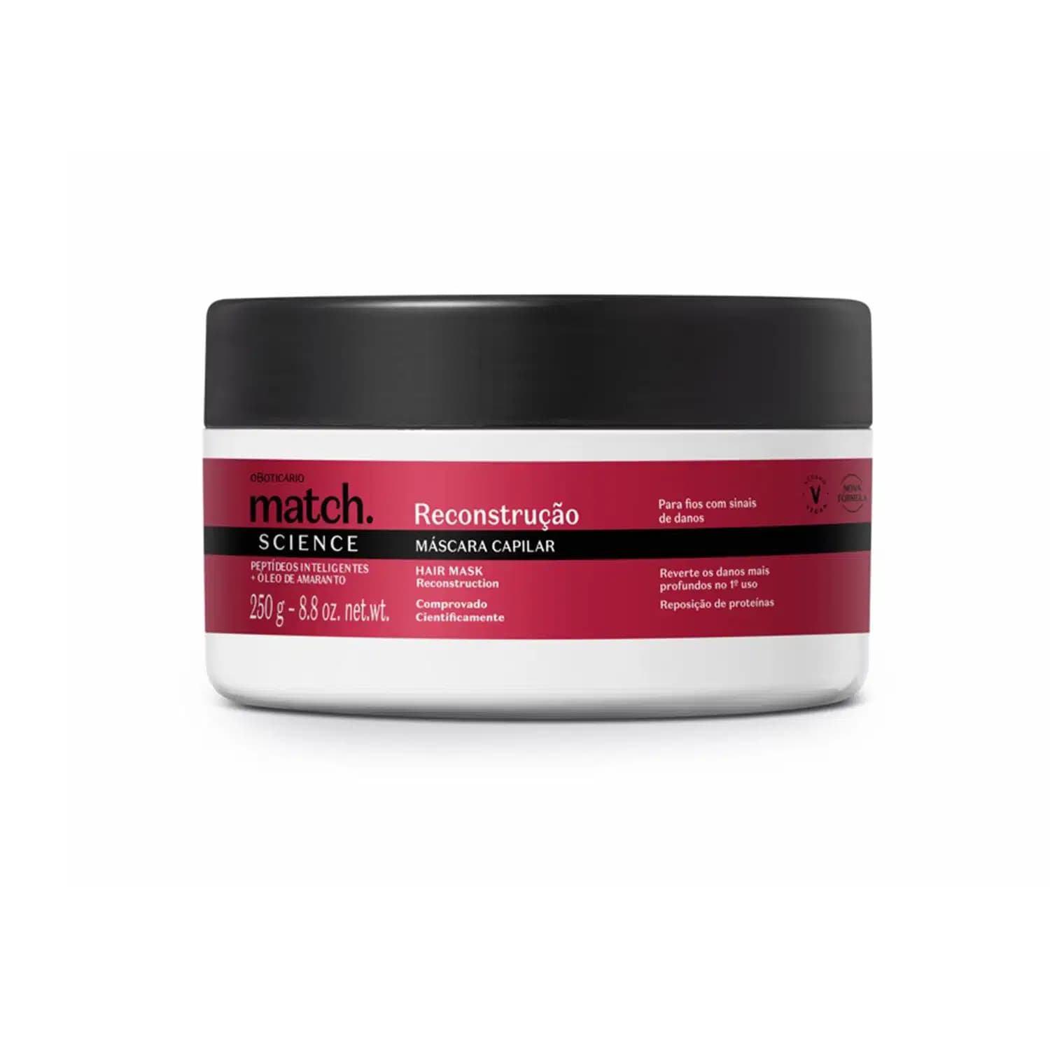 Máscara Capilar Match Science Reconstrução 250g
