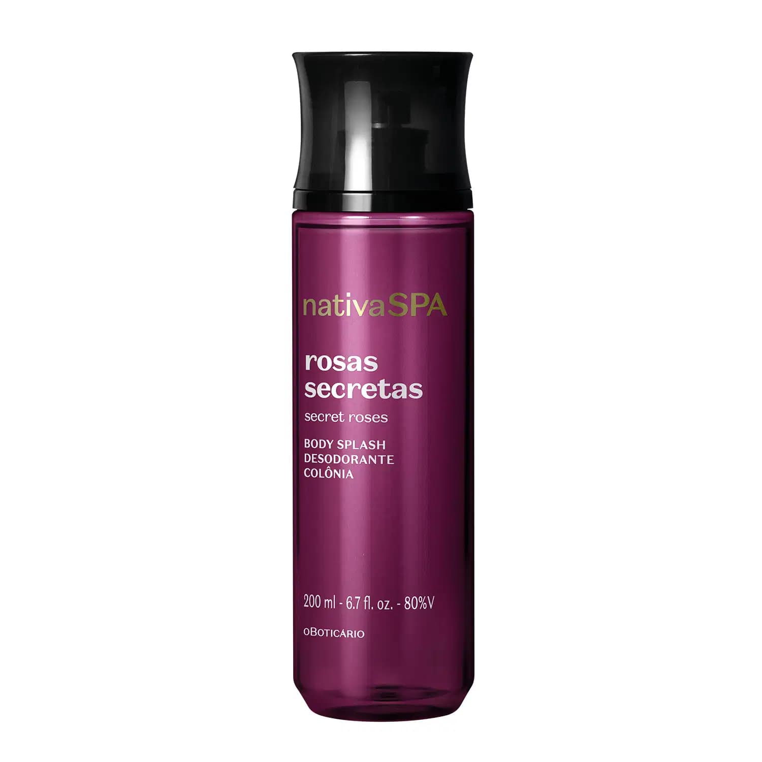 Nativa Spa Rosas Secretas o Boticário - Body Splash 200ml