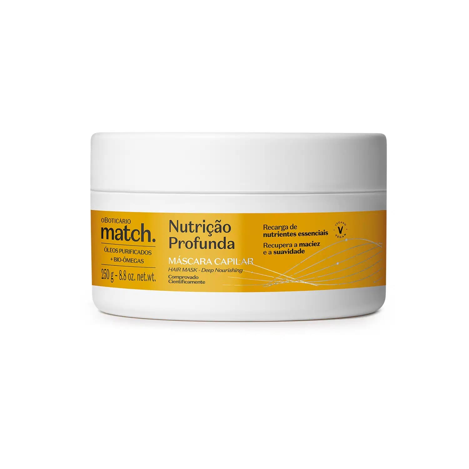 Máscara Capilar Nutrição Profunda 250g