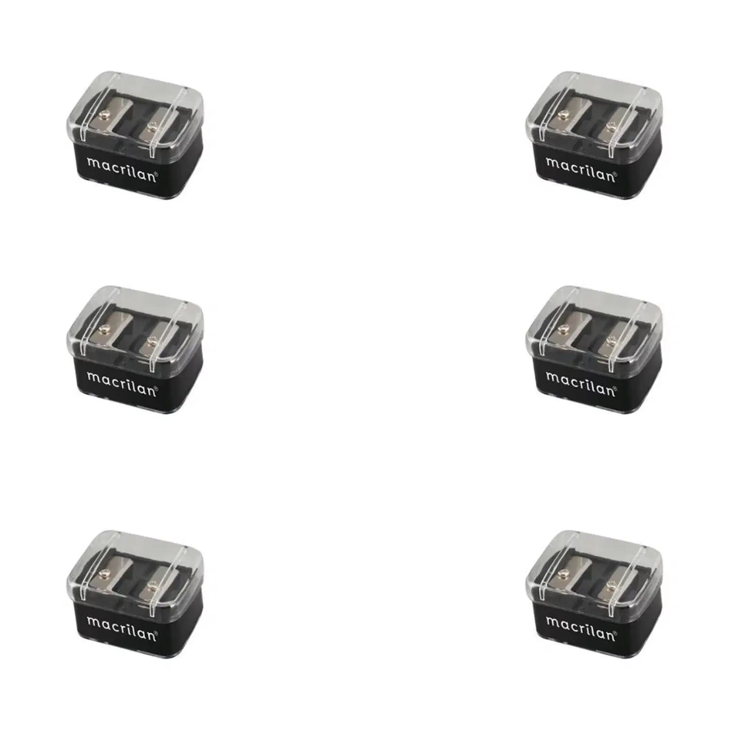 Kit com 6 Apontador Para Lápis de Maquiagem AP-01