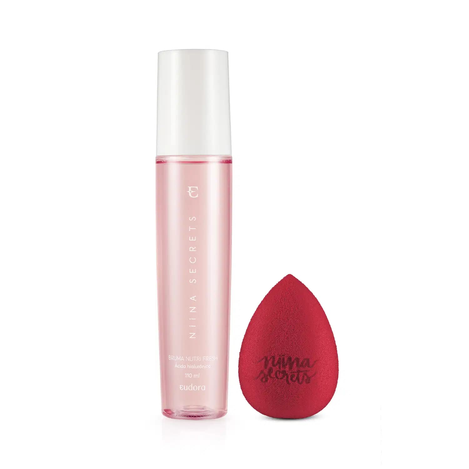 Kit Eudora Niina Secrets Nutri Fresh + Esponja para Maquiagem (2 Produtos)
