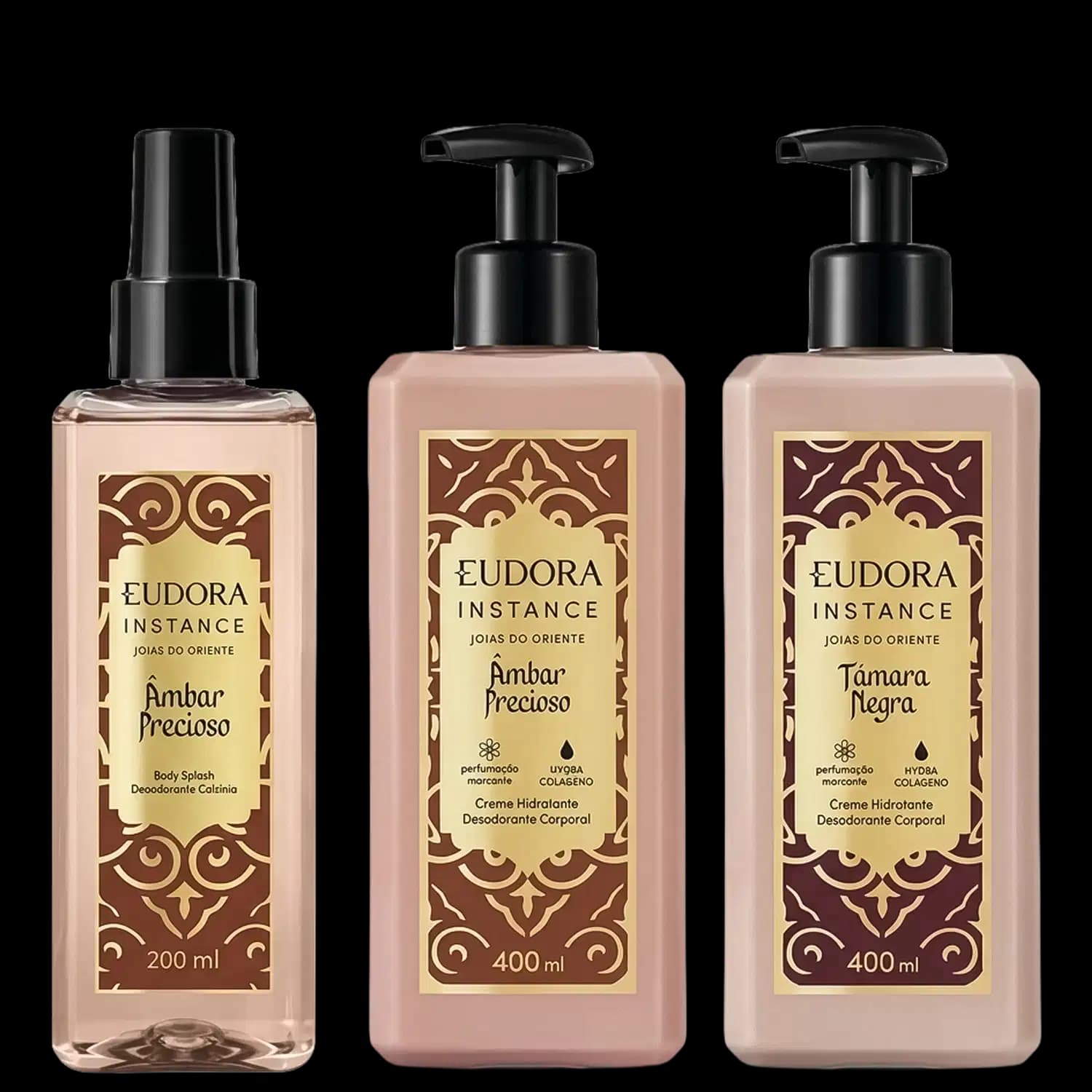 Kit Eudora Instance Jóias do Oriente (3 Produtos)
