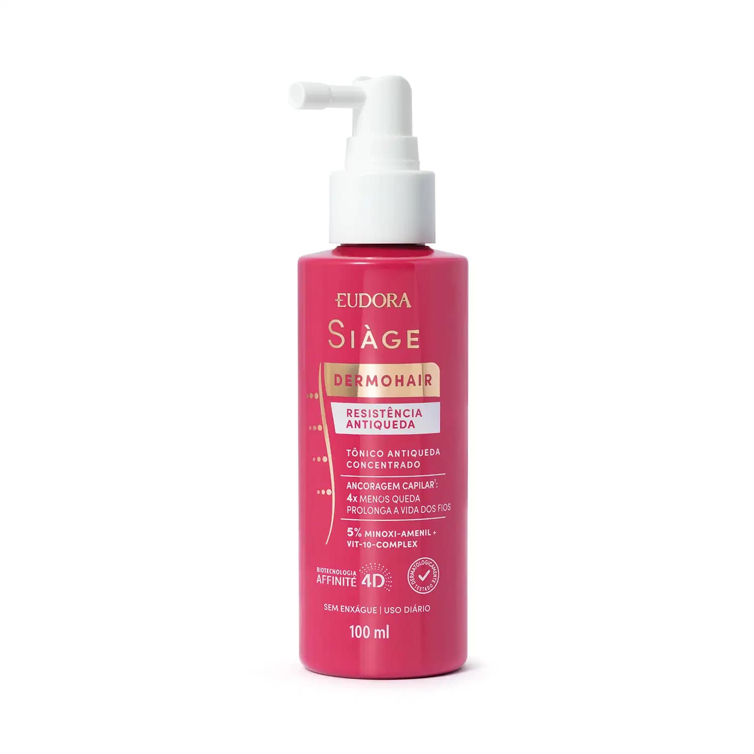 Eudora Siàge Dermo Hair Resistência Antiqueda - Tônico Capilar Concentrado 100ml