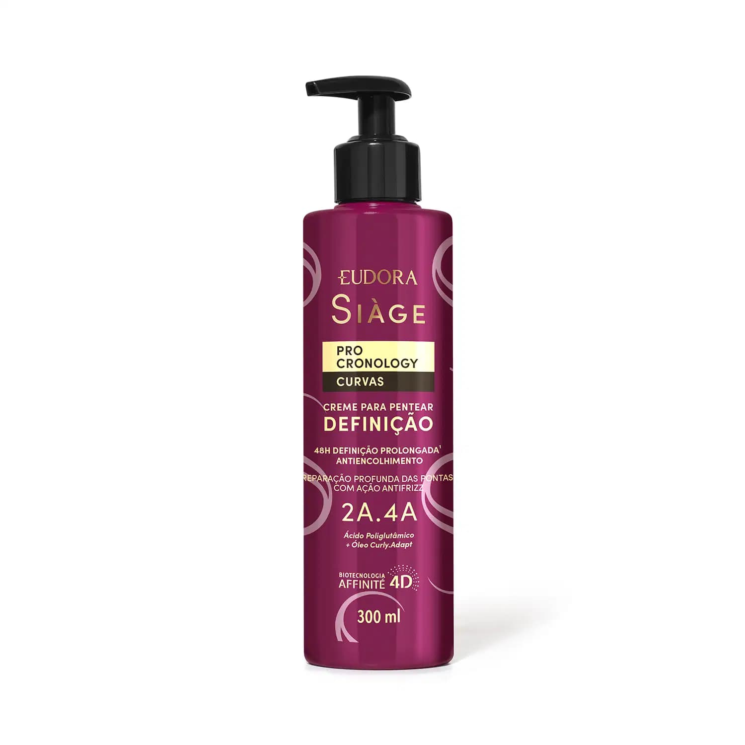 Eudora Siàge Pro Cronology Curvas - Creme para Pentear Definição 300ml