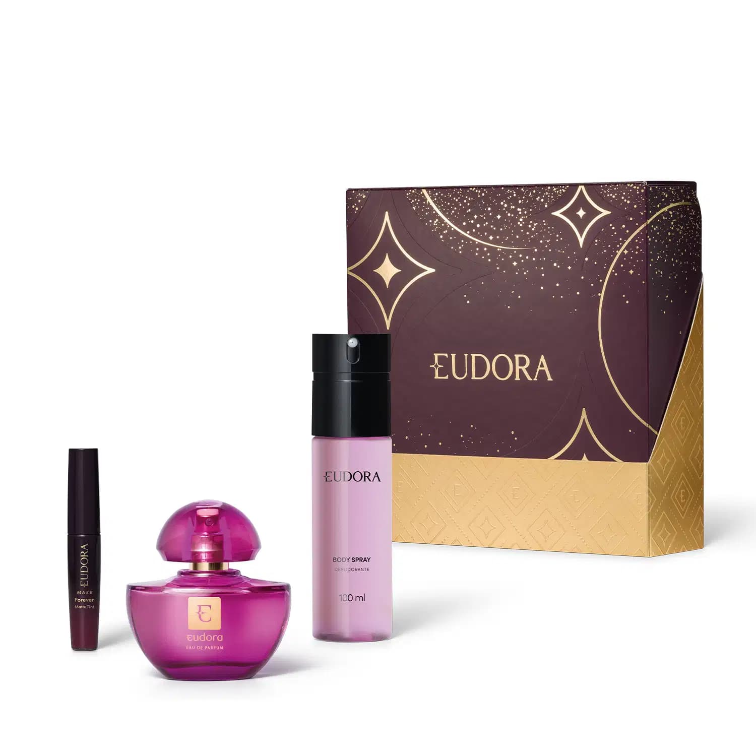 Conjunto Roxo Lovers Eudora (3 Produtos)