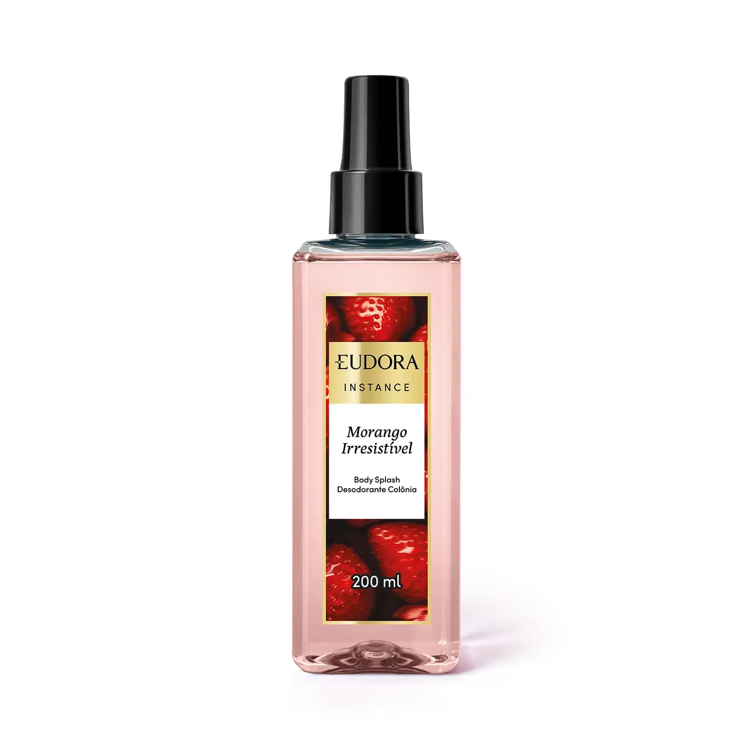 Body Splash Desodorante Colônia Instance Morango Irresistível 200ml