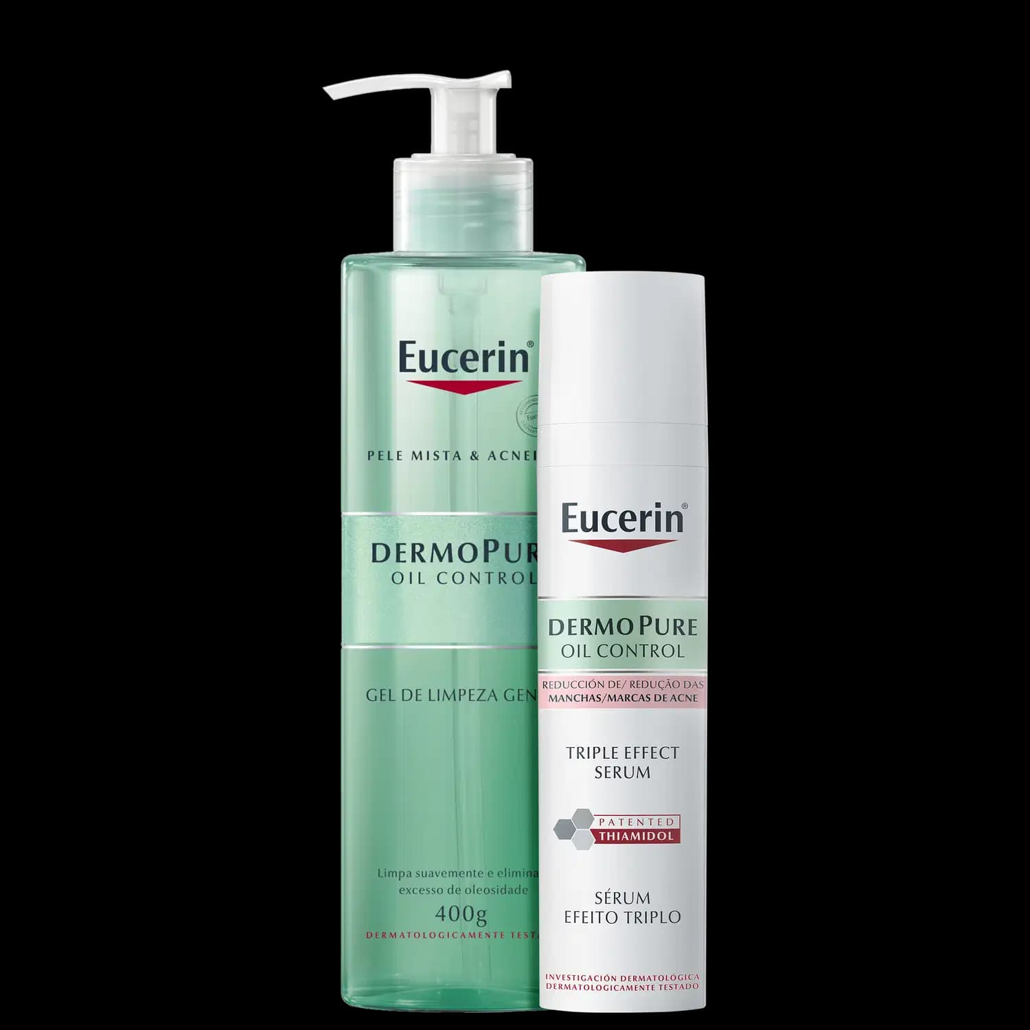Kit Eucerin DermoPure Oil Control Rotina de Skincare (2 Produtos)