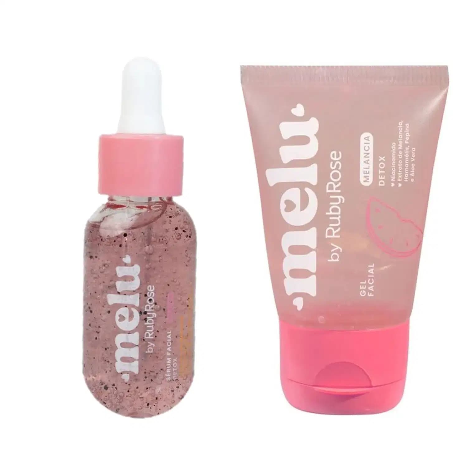 Kit Sérum + Creme facial Melu by Ruby Rose Tipo:Detox/Melancia