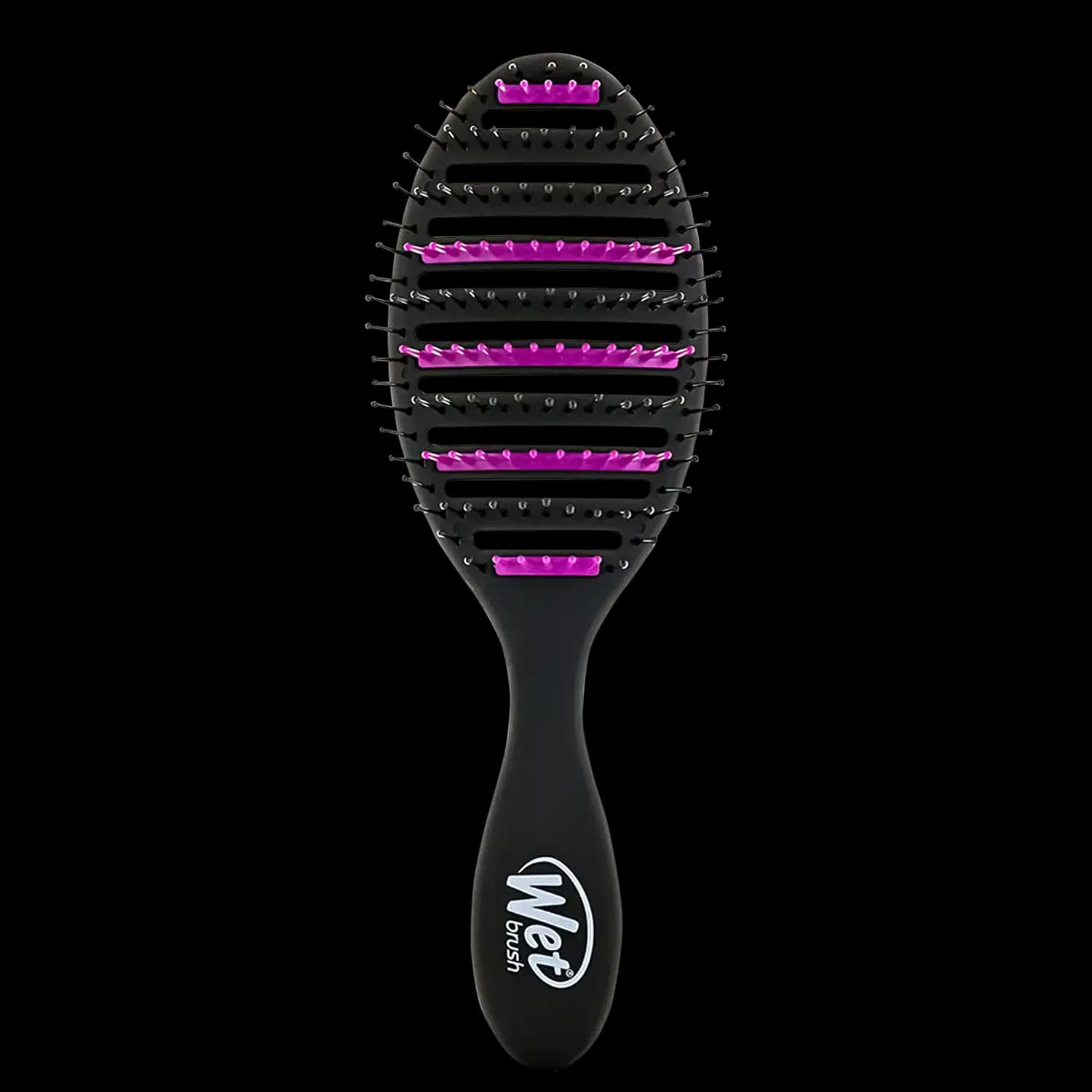 Wet Brush Preta e Roxa Refrescante - Escova de Cabelo