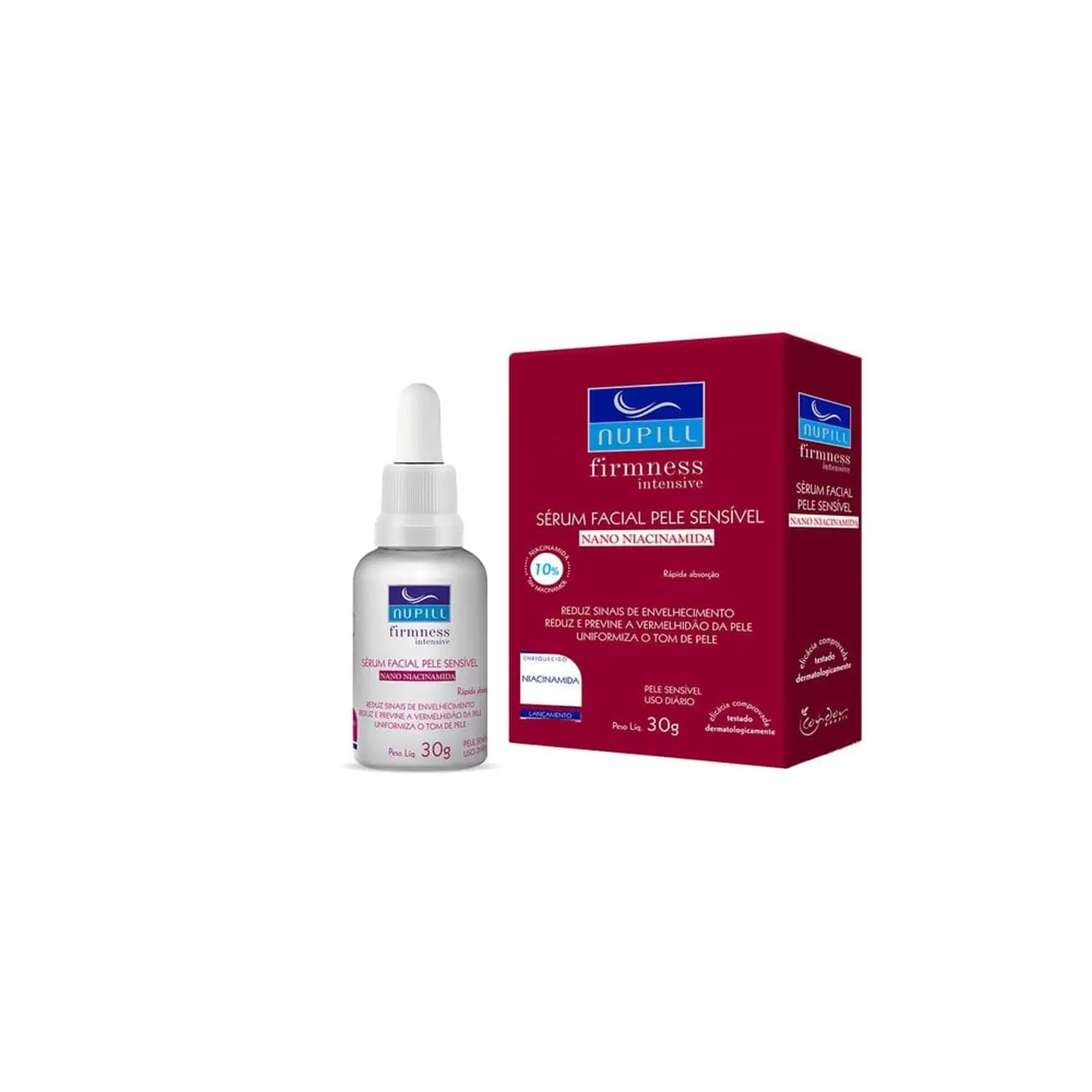 Sérum Facial Nupil Peles Sensíveis Nano Niacinamida 30g