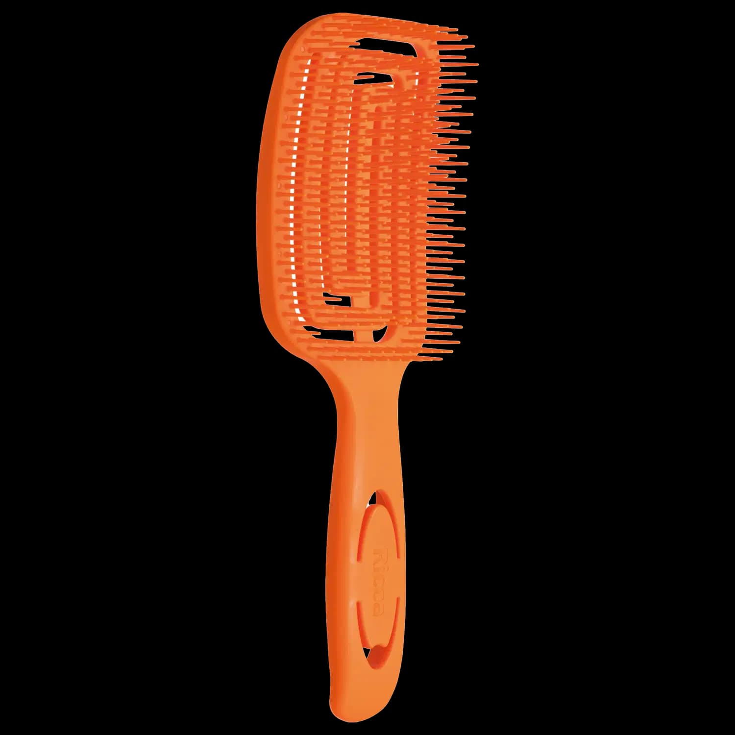 Ricca Wet & Dry Laranja - Escova de Cabelo Raquete