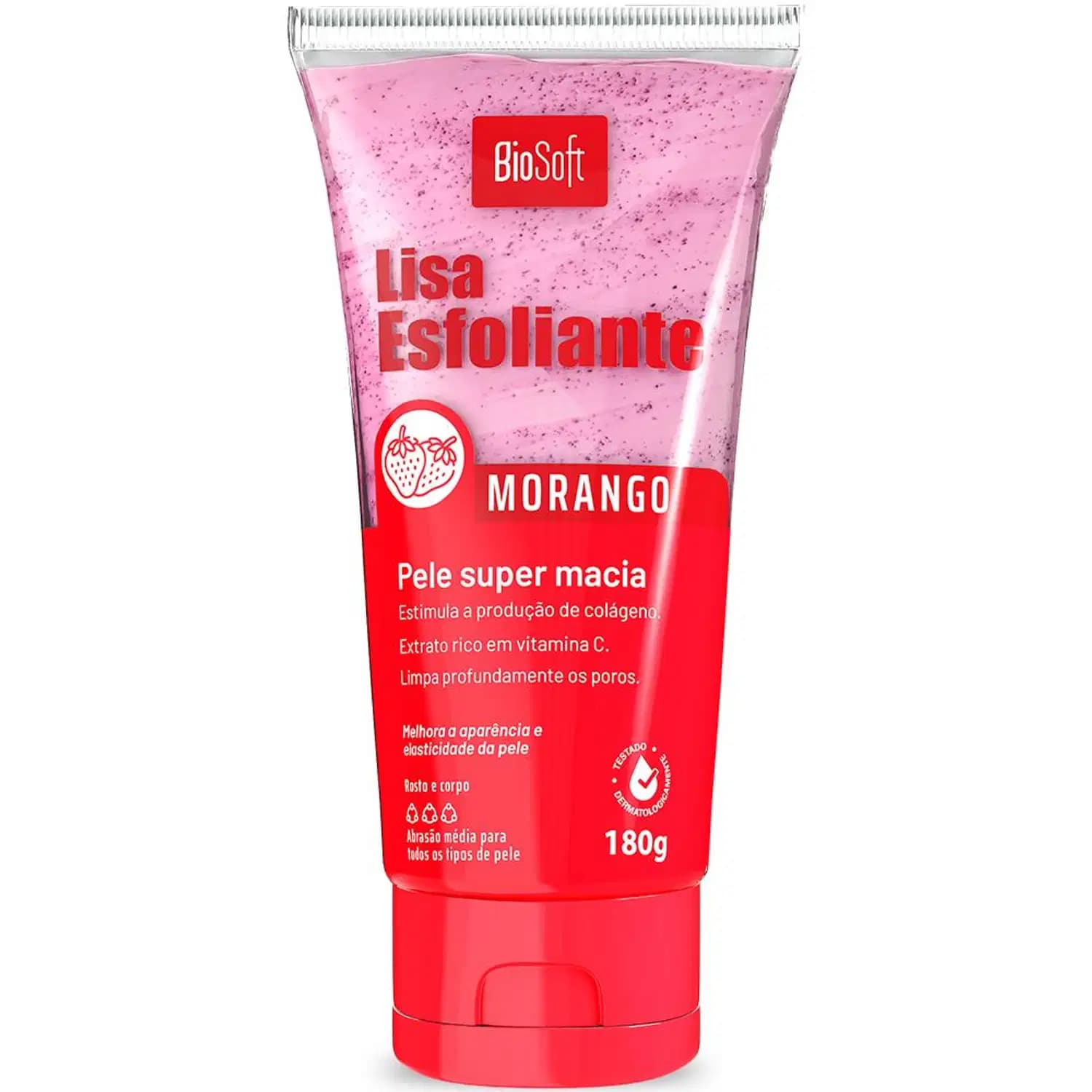 Esfoliante Morango Bio Soft 180g