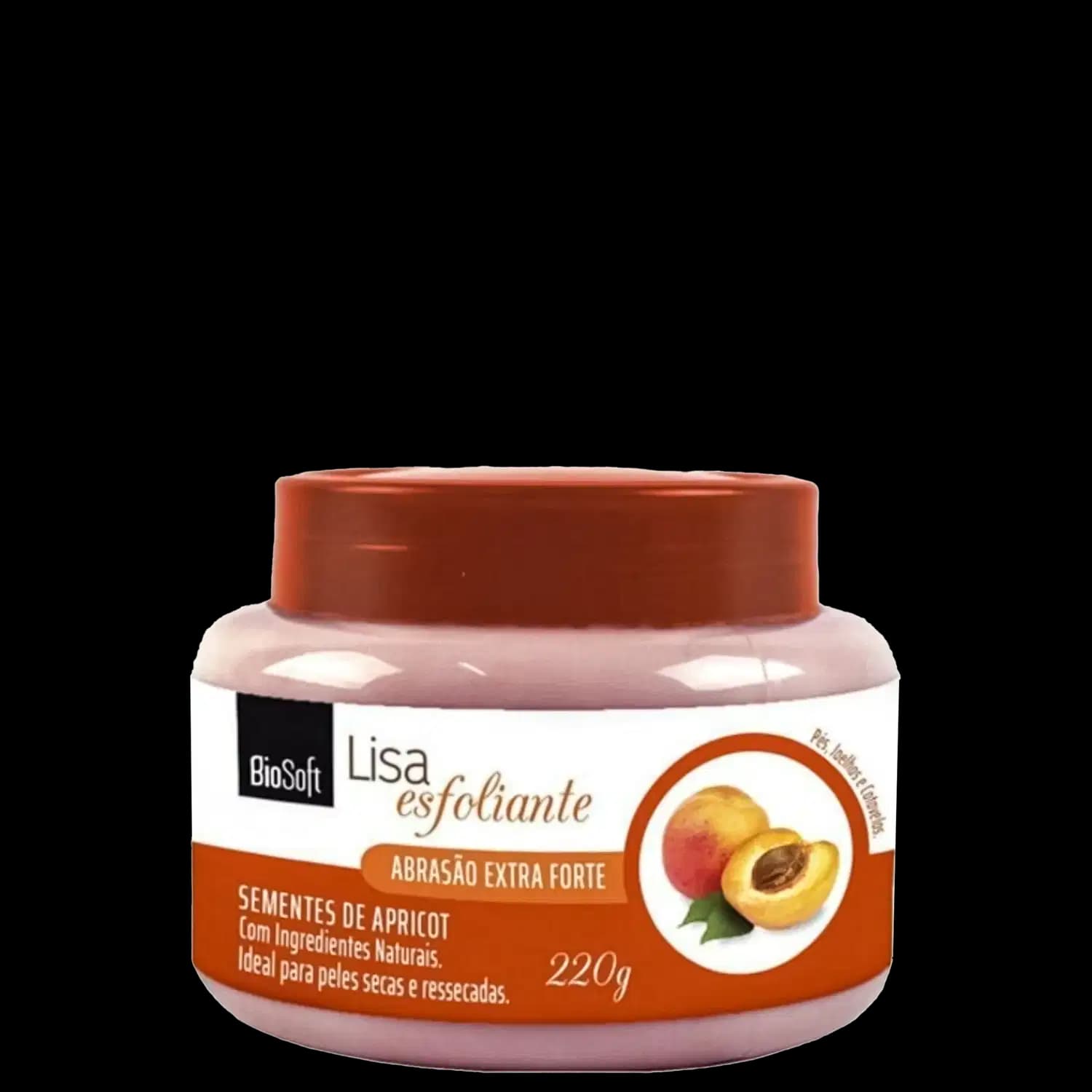 Bio Soft Lisa Sementes de Apricot - Esfoliante Corporal 220g