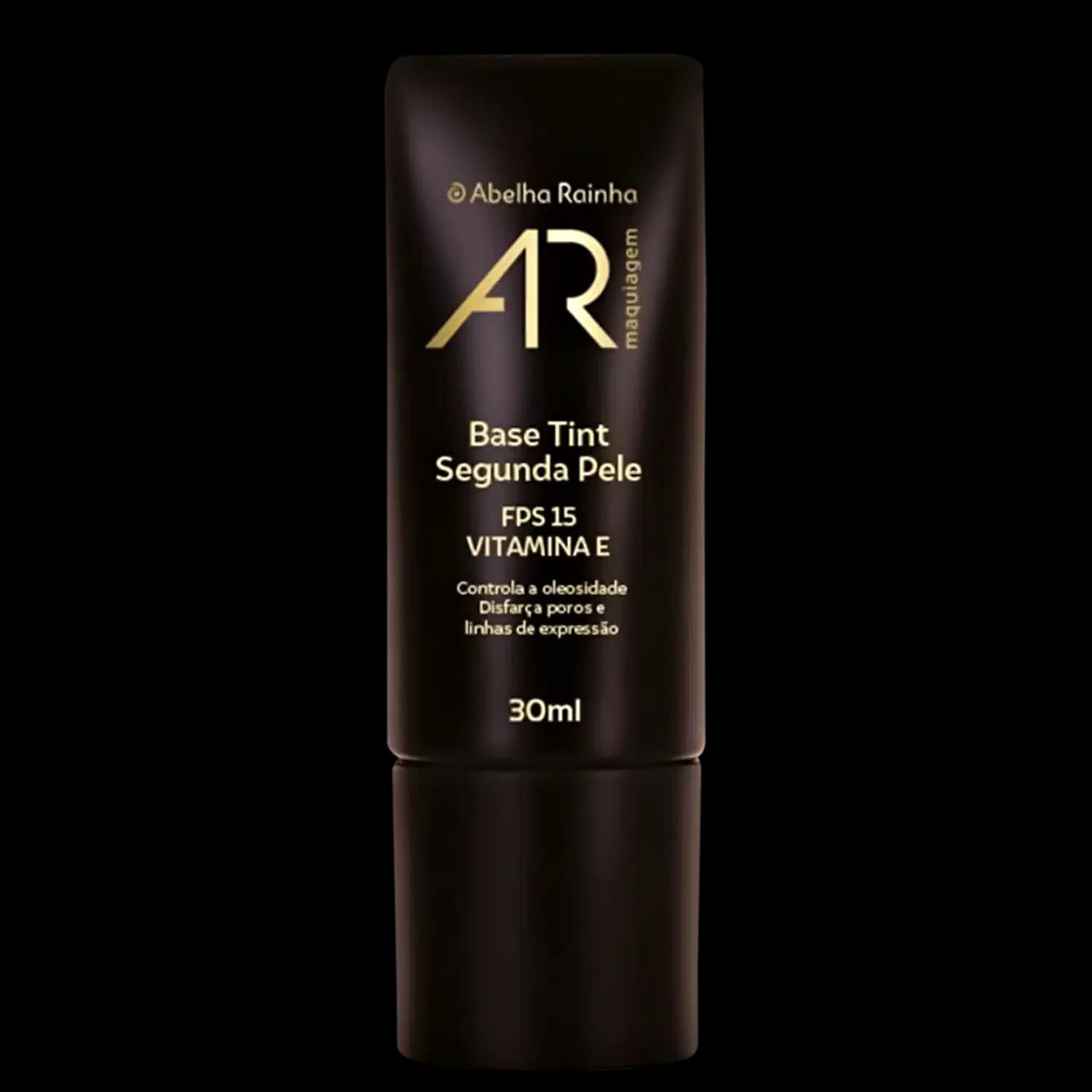 Base Tint Segunda Pele 30ml Tom Q-1 Bege Claro Quente AR Maquiagem Abelha Rainha REF 4185