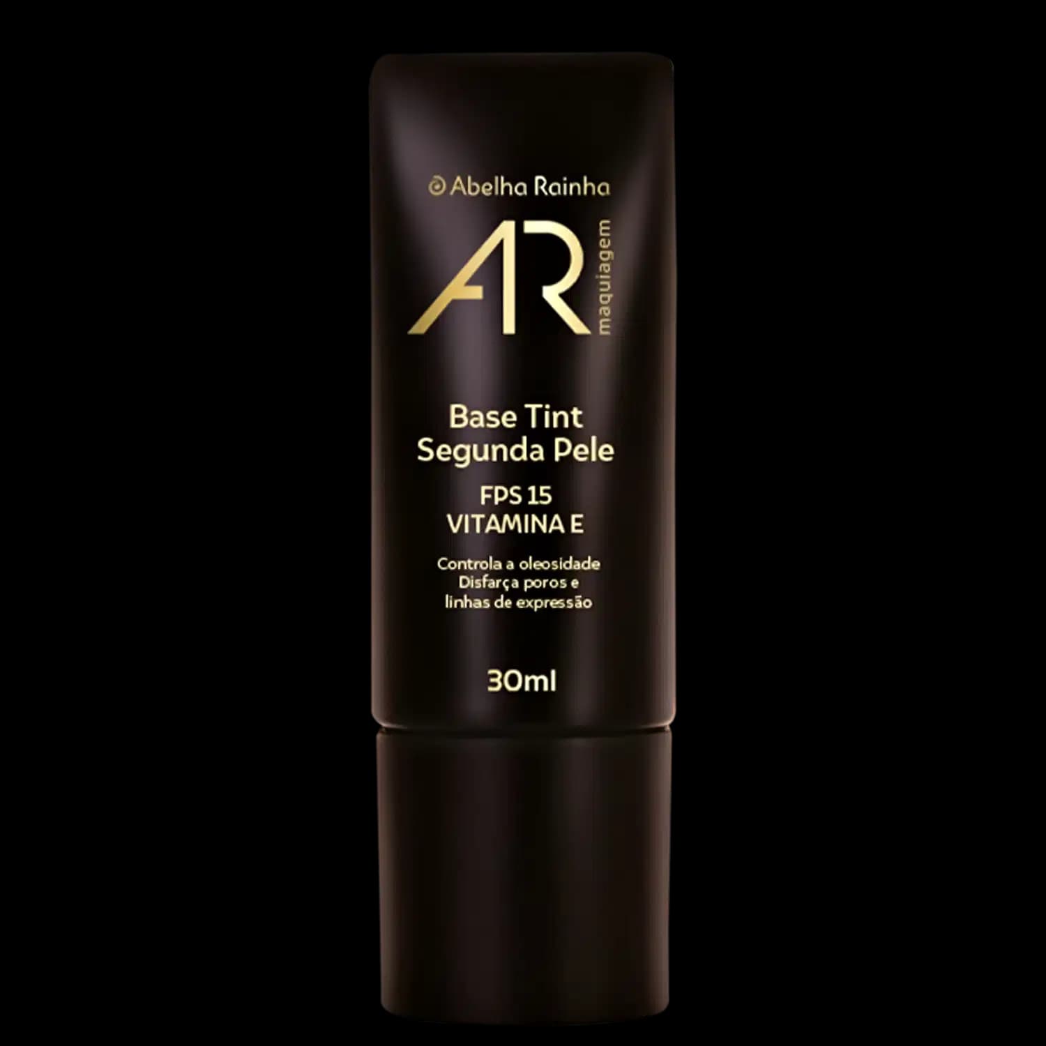 Base Tint Segunda Pele 30ml Tom F-2 Bege Médio Frio AR Maquiagem Abelha Rainha REF 4186