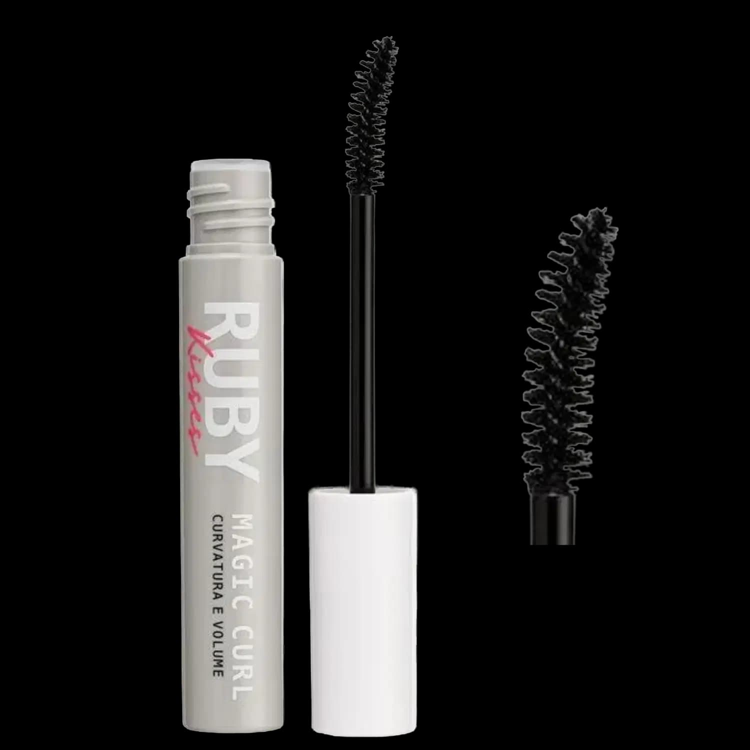 Ruby Kisses Magic Curl Preto Intenso - Máscara de Cílios 8g