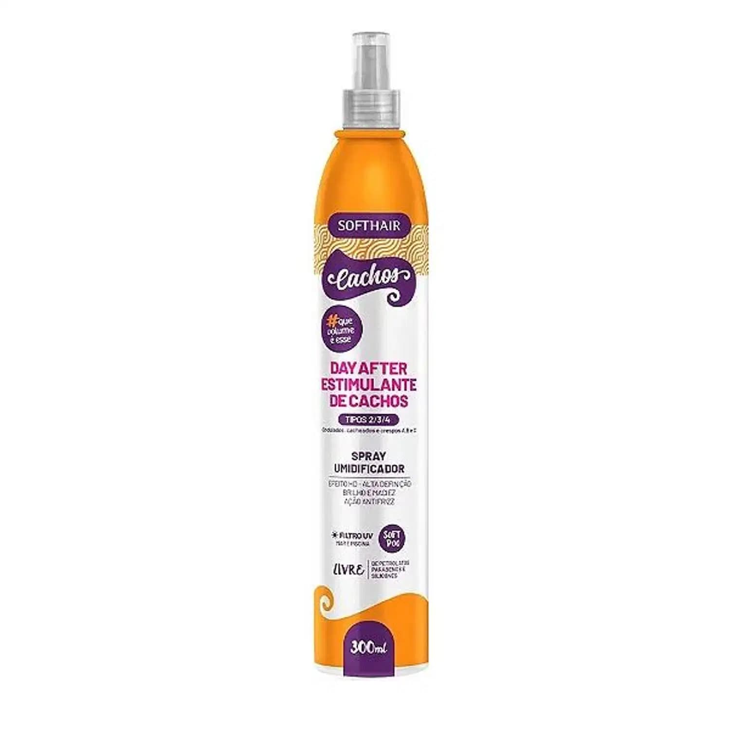 Soft Hair Cachos Day After - Spray Umidificador de Cachos 300ml