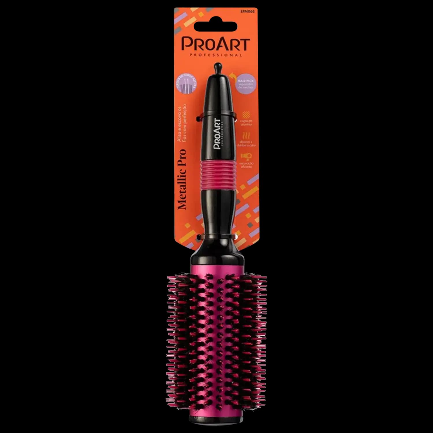 ProArt Metallic Pro Rosa 38mm - Escova de Cabelo