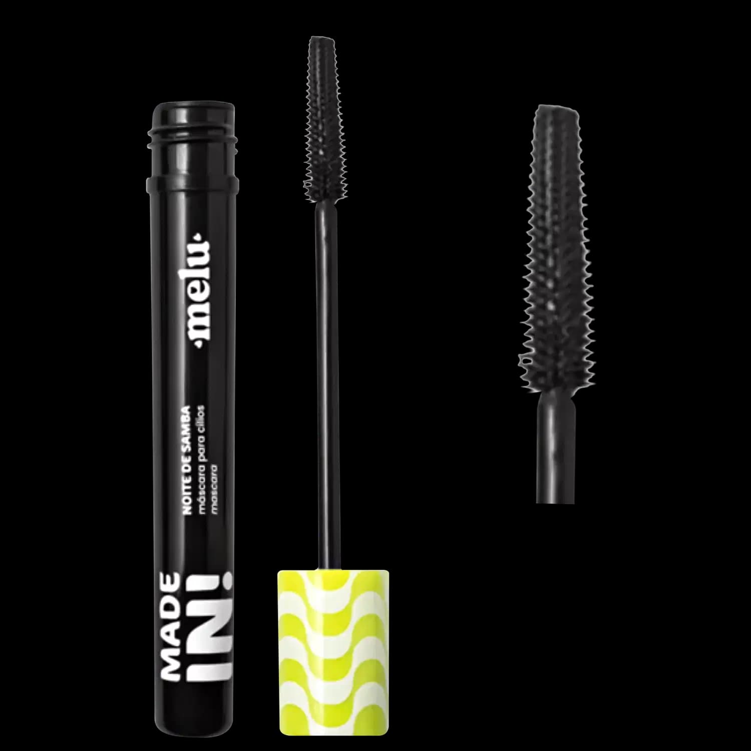 Mascara Para Cílios Preta Noite De Samba Made In Melu