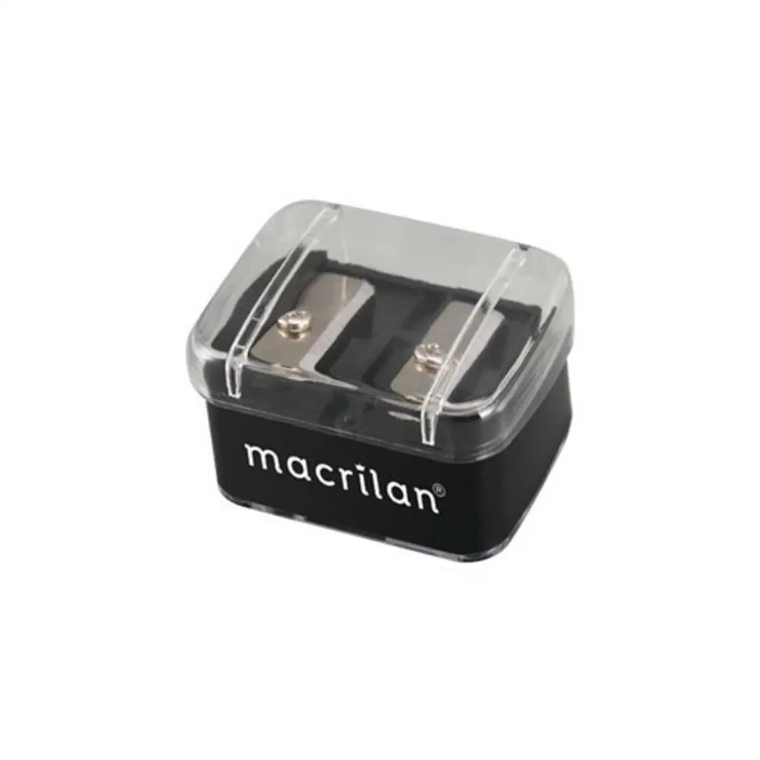 Macrilan Make Up AP-01 - Apontador Duplo para Lápis de Maquiagem