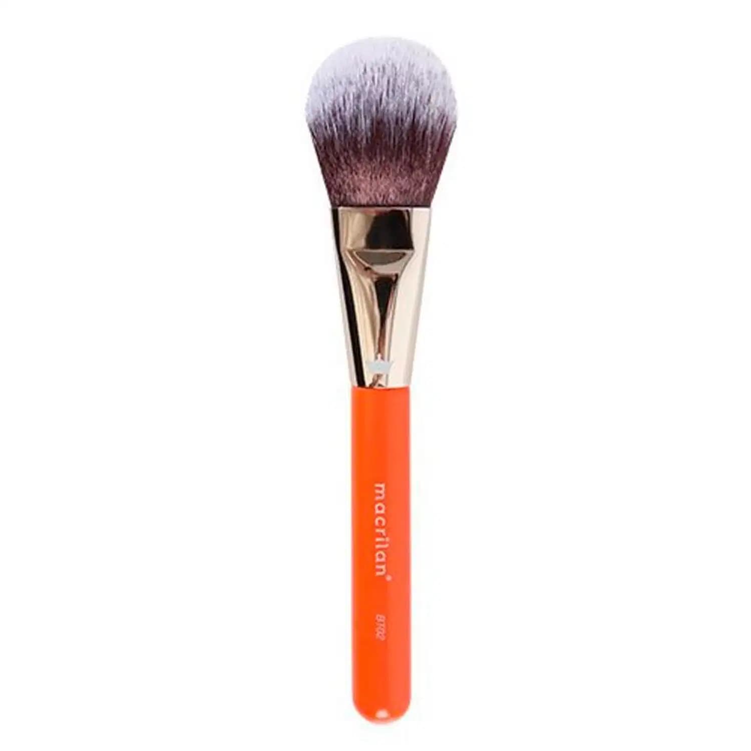 Macrilan Professional Beauty Pó, Contorno e Iluminador BT02 - Pincel para Maquiagem